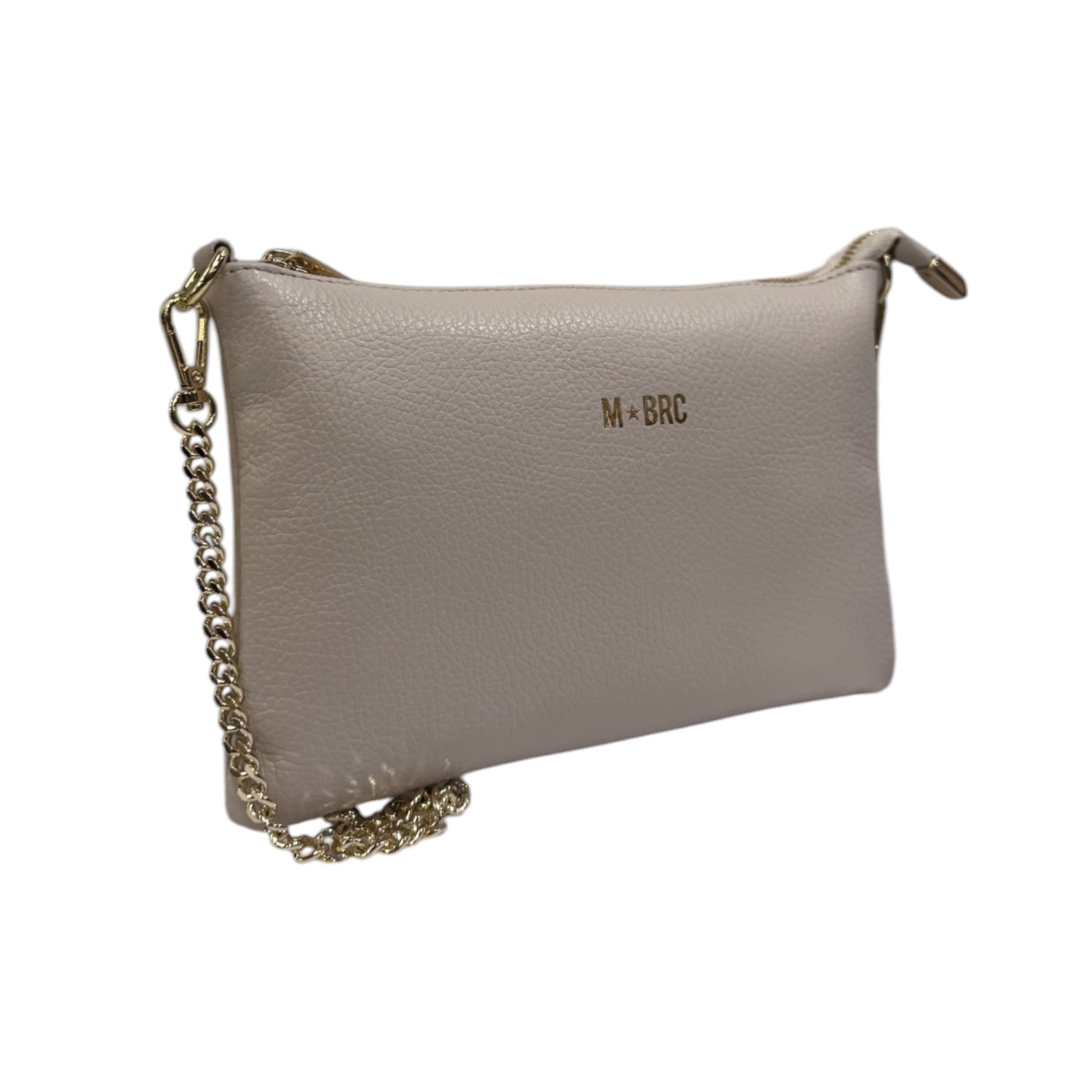 M Brc Pochette Avorio Linea Jolly con Polsino e Catena da Donna