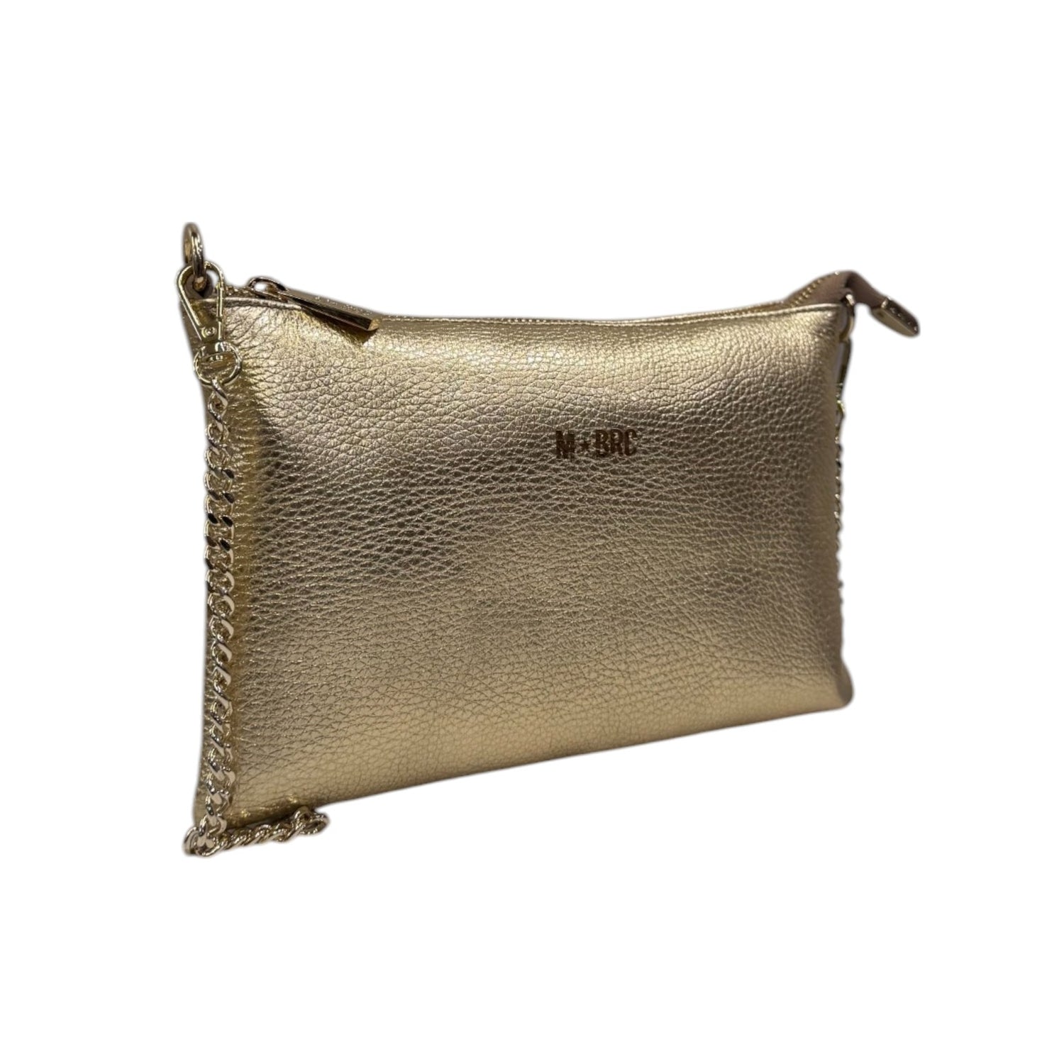 M Brc Pochette Oro Linea Jolly con Polsino e Catena da Donna
