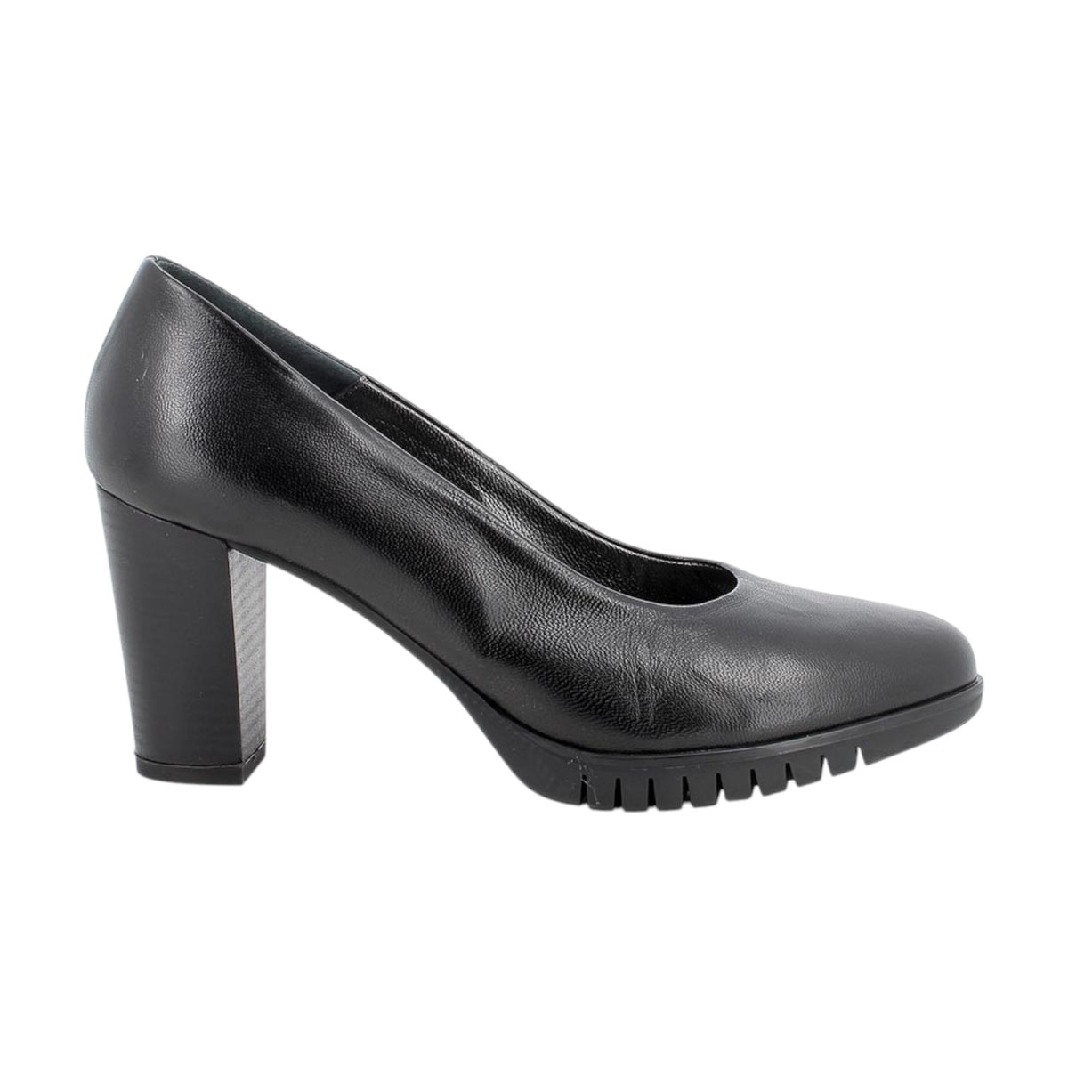 Igi&Co Dècollettè Nero in Pelle con Plateau: t.8 da Donna