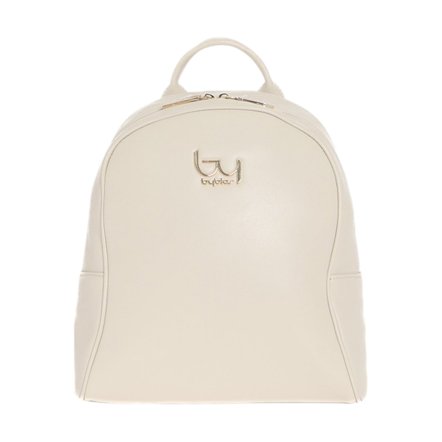 By Byblos Zaino Donna in Ecopelle Avorio con Logo