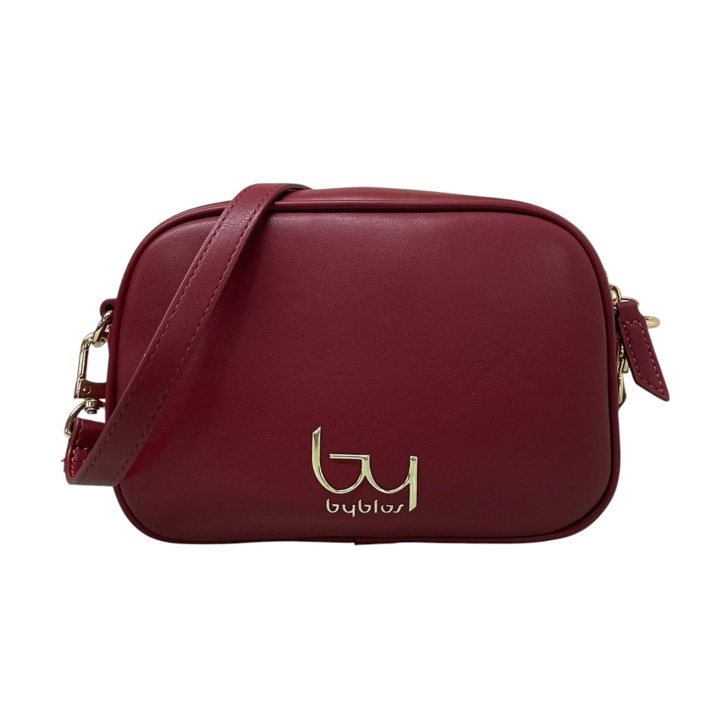 By Byblos Camera Bag Donna in Ecopelle Rosso Scuro con Tracolla