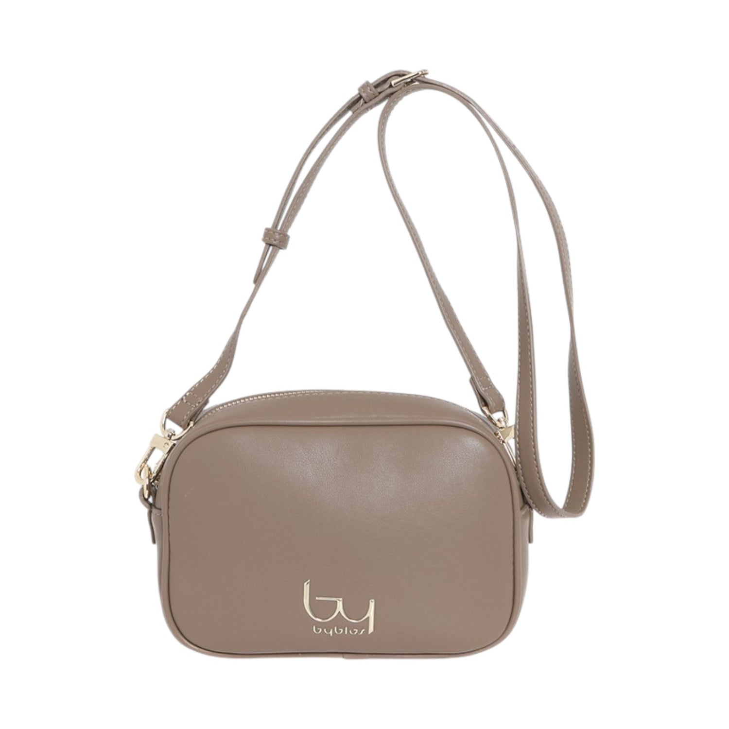By Byblos Camera Bag Donna in Ecopelle Tortora con Tracolla