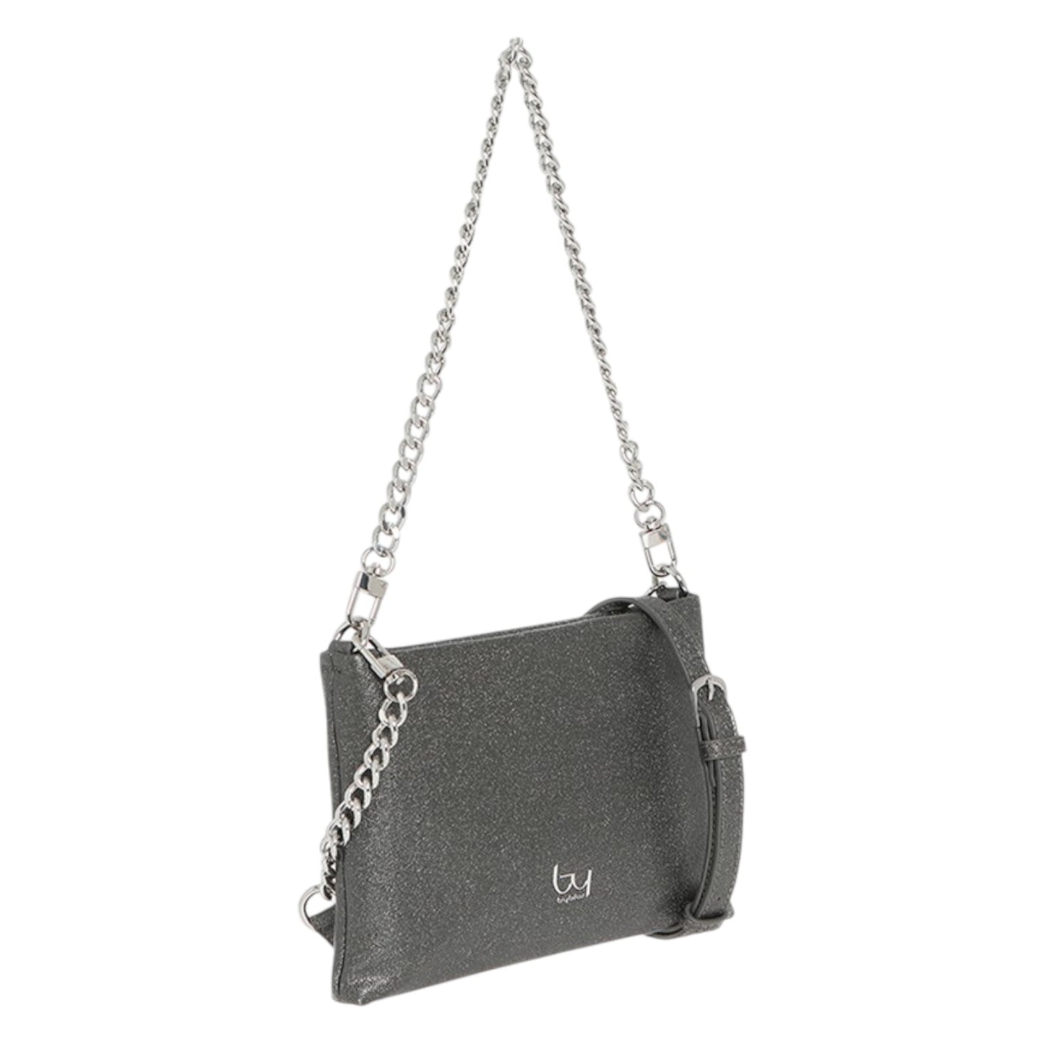 By Byblos Pochette Canna di Fucile con Catena e Tracolla da Donna