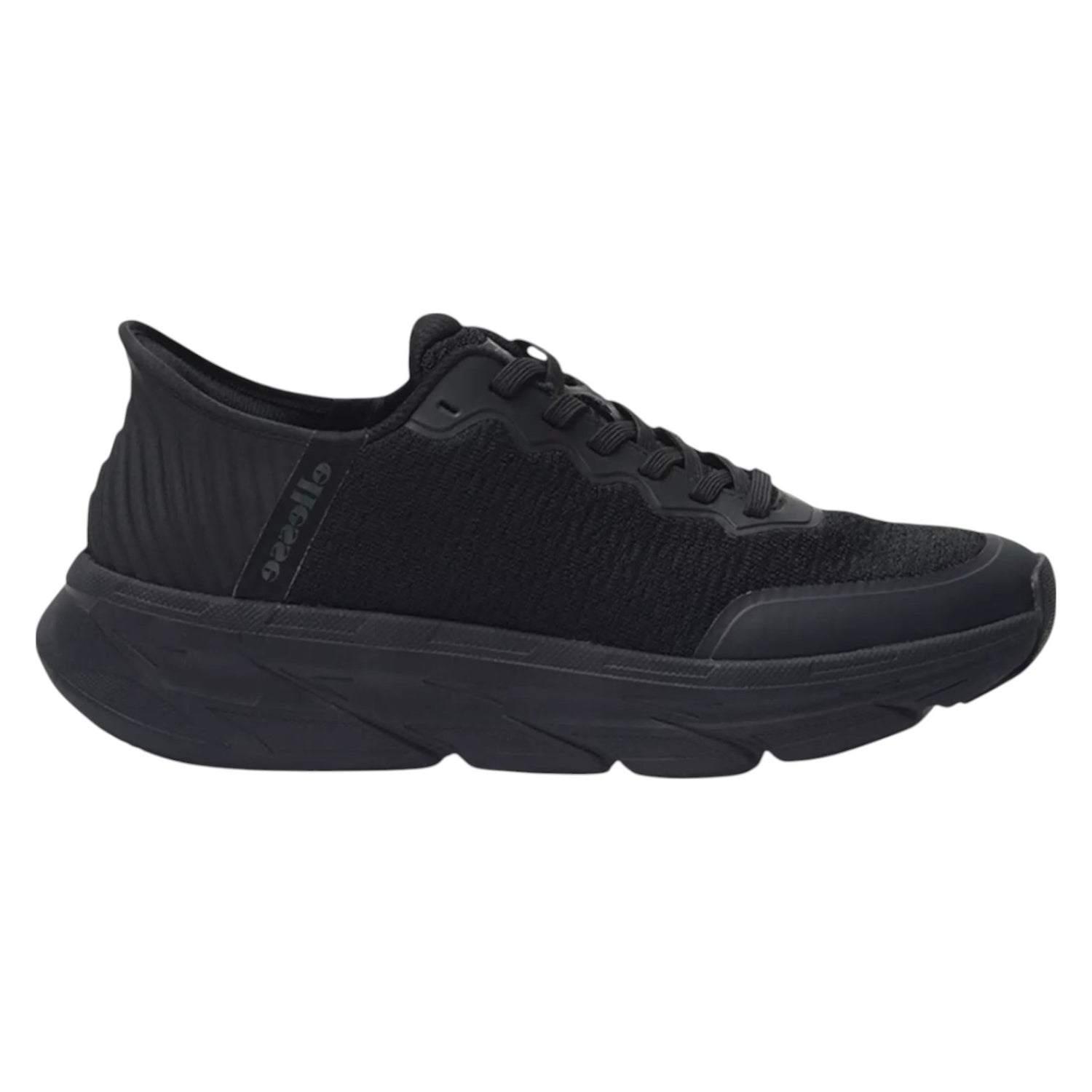 Ellesse Sneakers Nera in Tessuto ed Ecopelle da Uomo