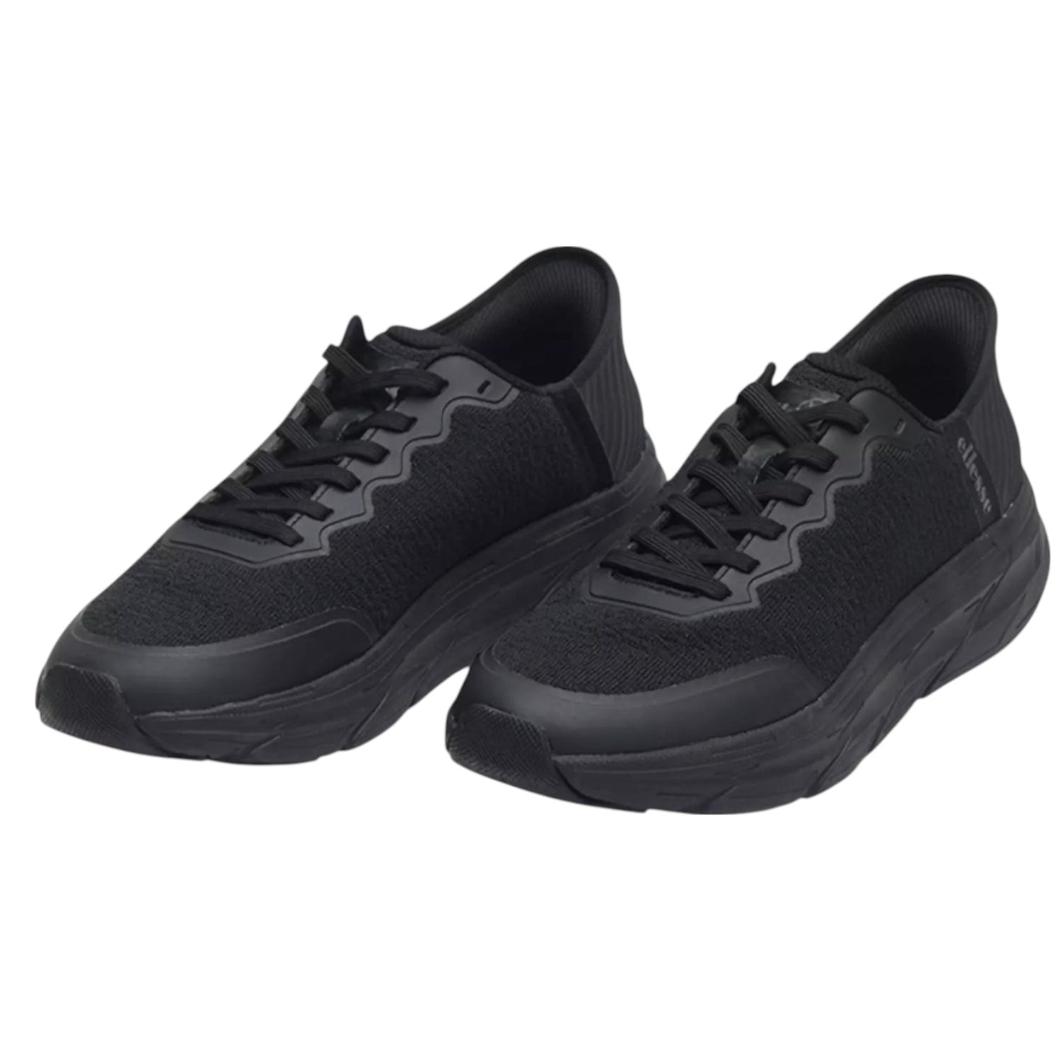 Ellesse Sneakers Nera in Tessuto ed Ecopelle da Uomo