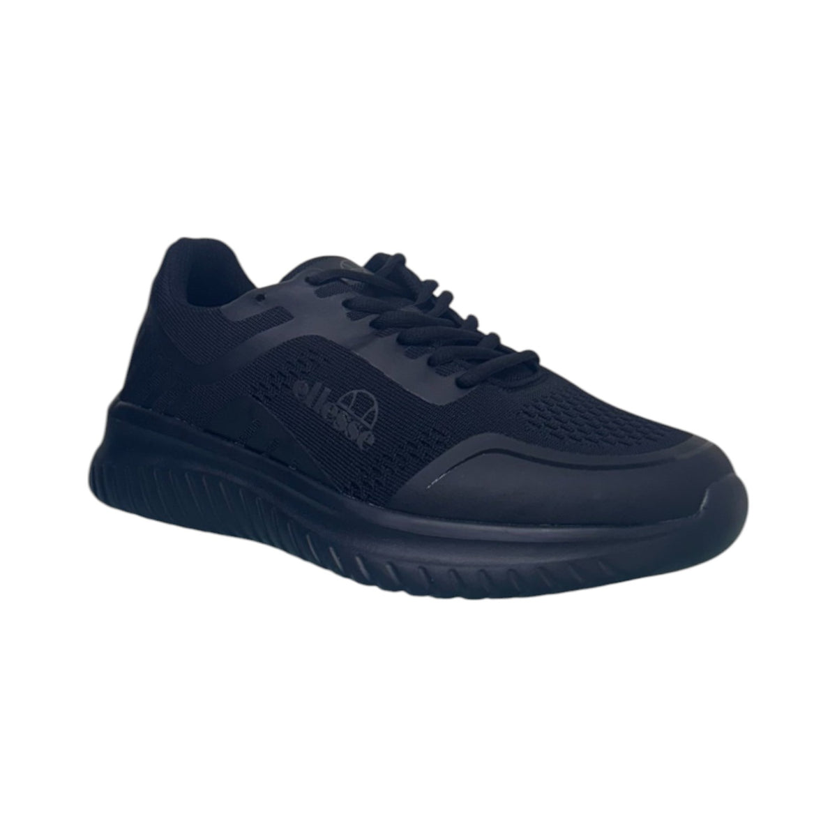 Ellesse Sneakers Nera in Ecopelle e Tessuto da Uomo
