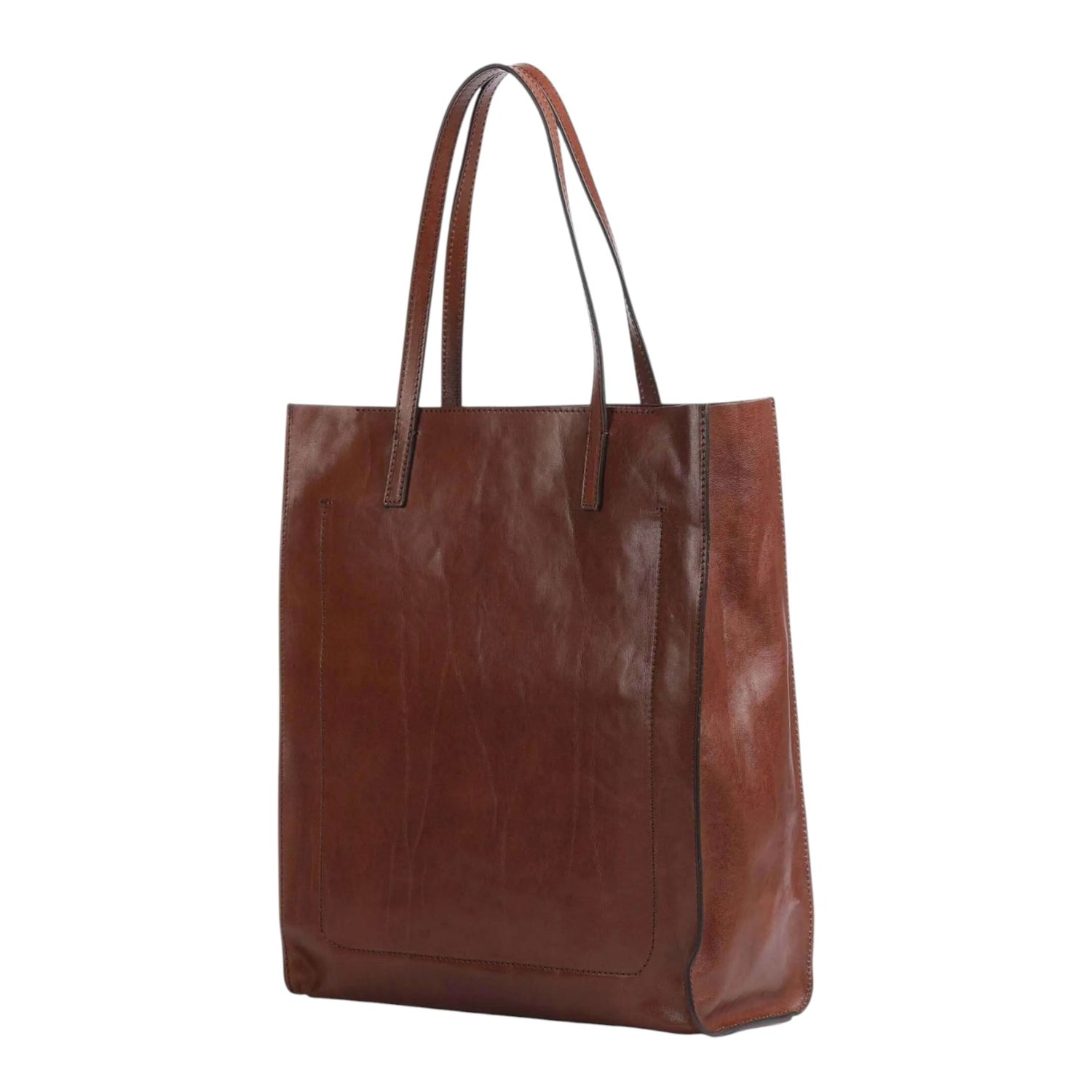 The Bridge Shopper Cuoio Linea Mirra in Pelle da Donna