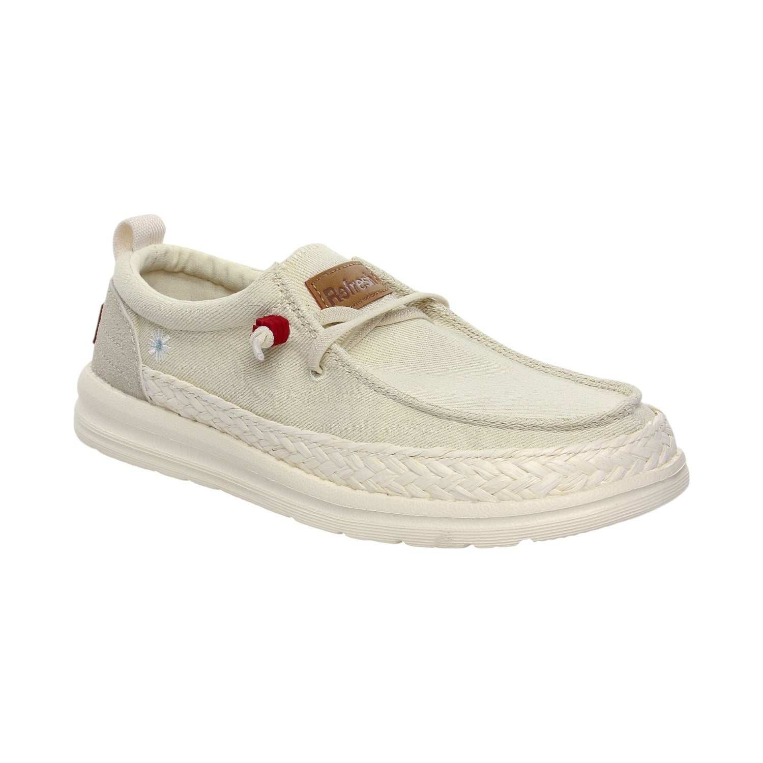 Refresh Mocassino Ghiaccio in Tessuto da Donna