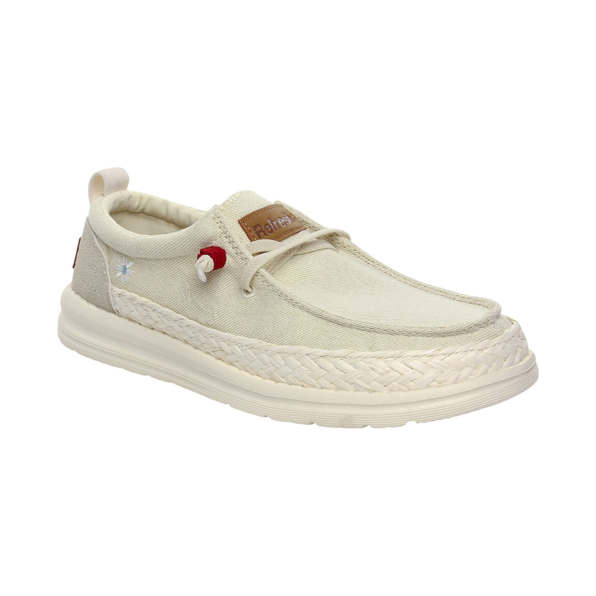 Refresh Mocassino Ghiaccio in Tessuto da Donna