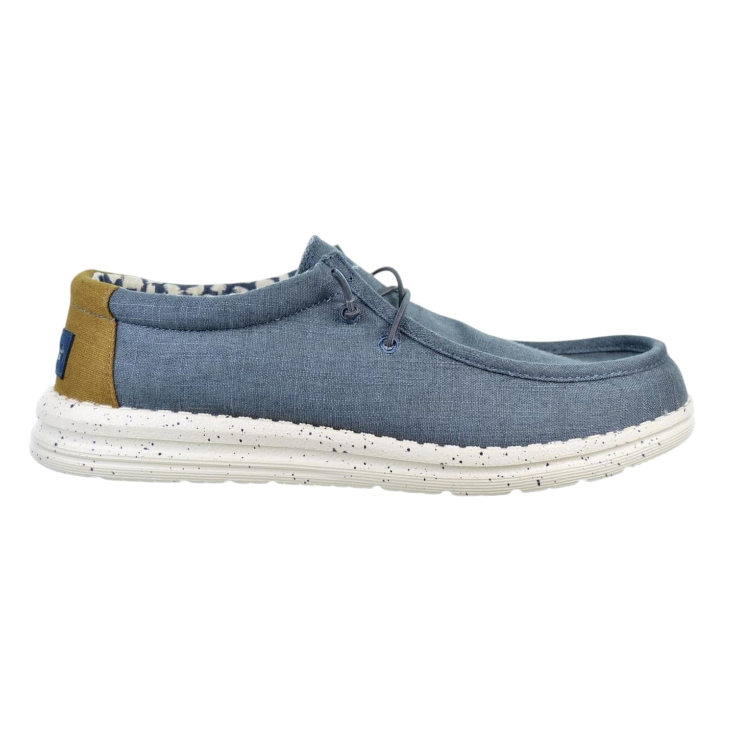 Refresh Mocassino Blu in Tessuto da Uomo