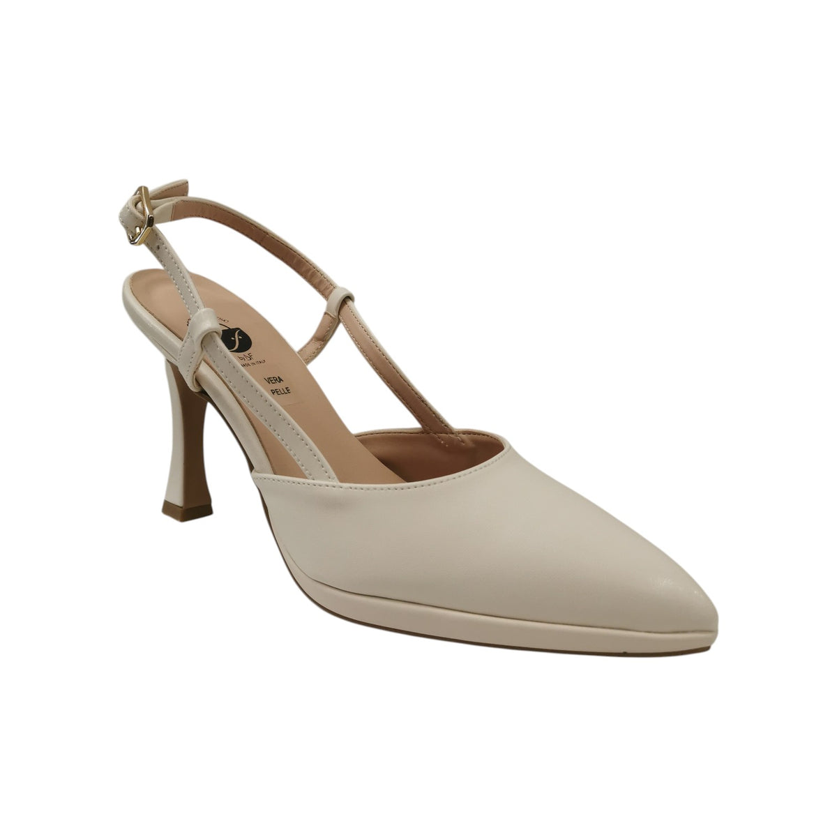 Scarpeborseonline Chanelle Donna Burro con Plateau e Tacco Alto 100mm