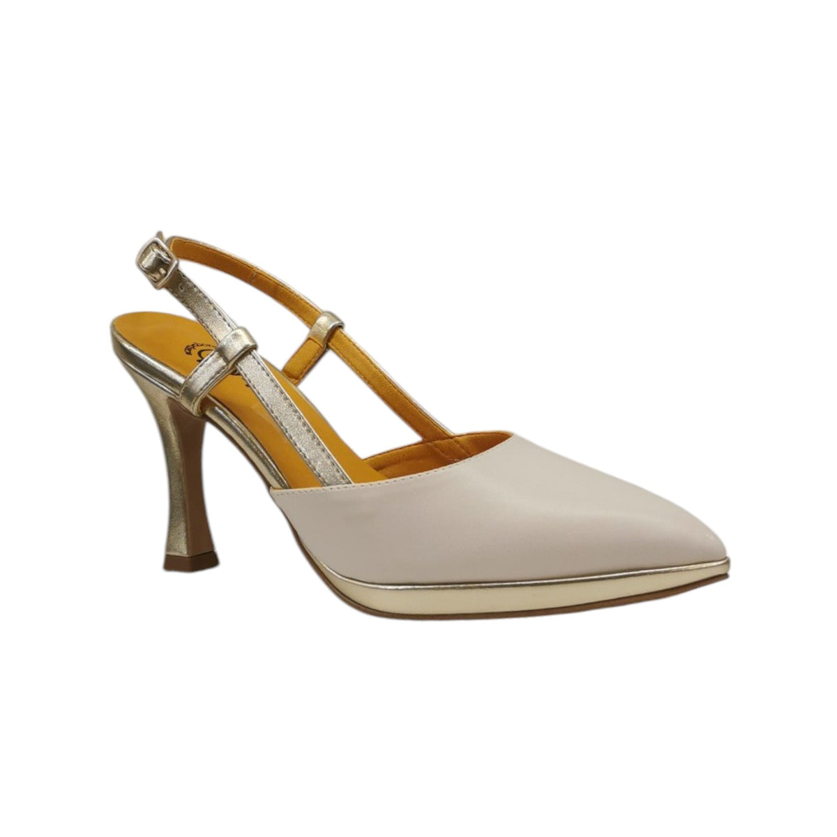Scarpeborseonline Chanelle Burro Platino con Plateau t.10 da Donna