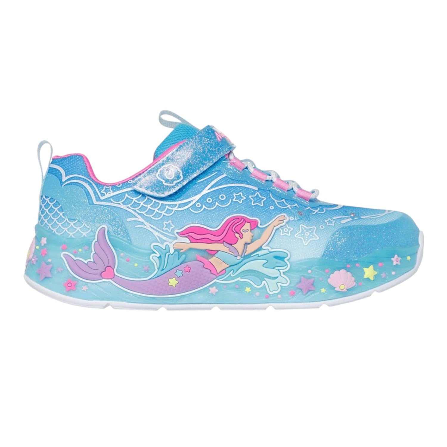 Skechers Sneakers Blu Multi S-Lights: Mermaid Dreams da Bambina