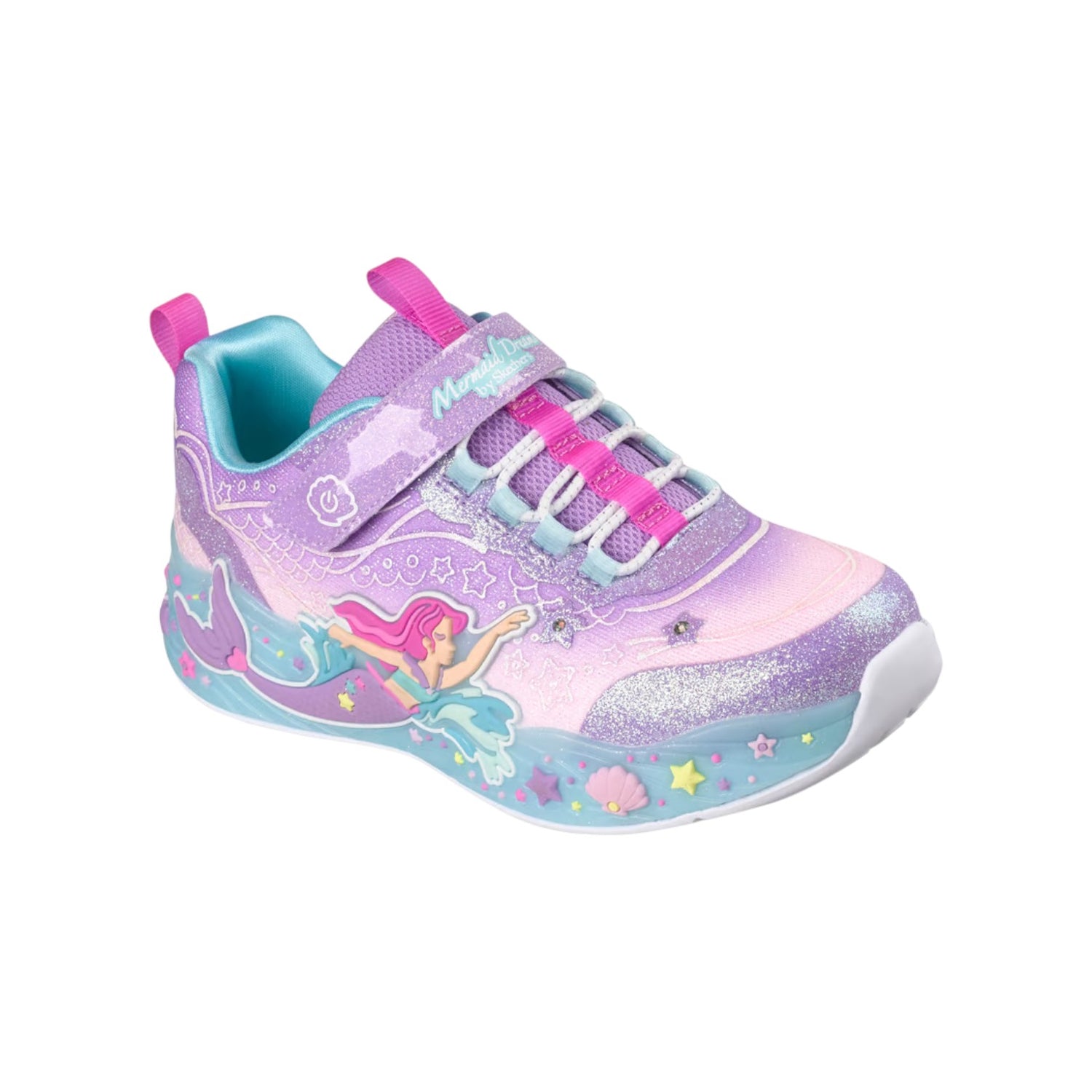 Skechers Sneakers Bambina Lavanda Multi S-Lights: Mermaid Dreams