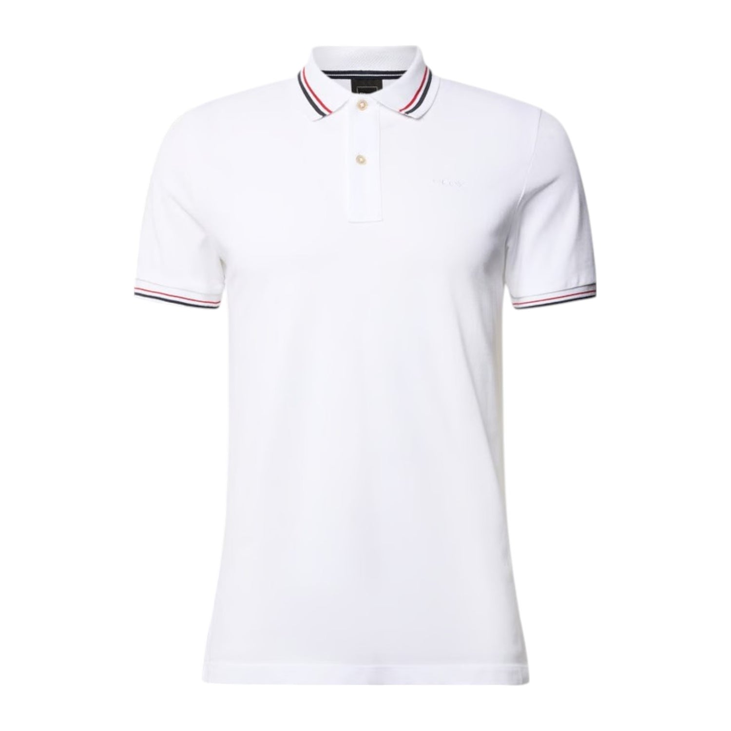 Geox Polo Piquet Bianca a Manica Corta da Uomo