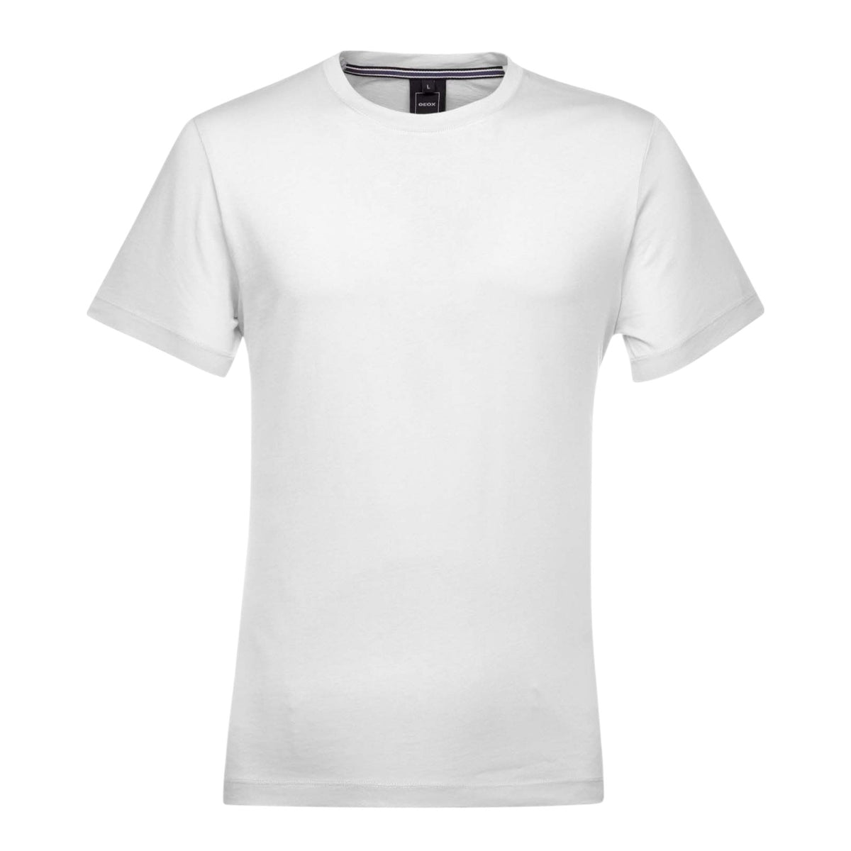 Geox T-Shirt Bianca a Manica Corta da Uomo