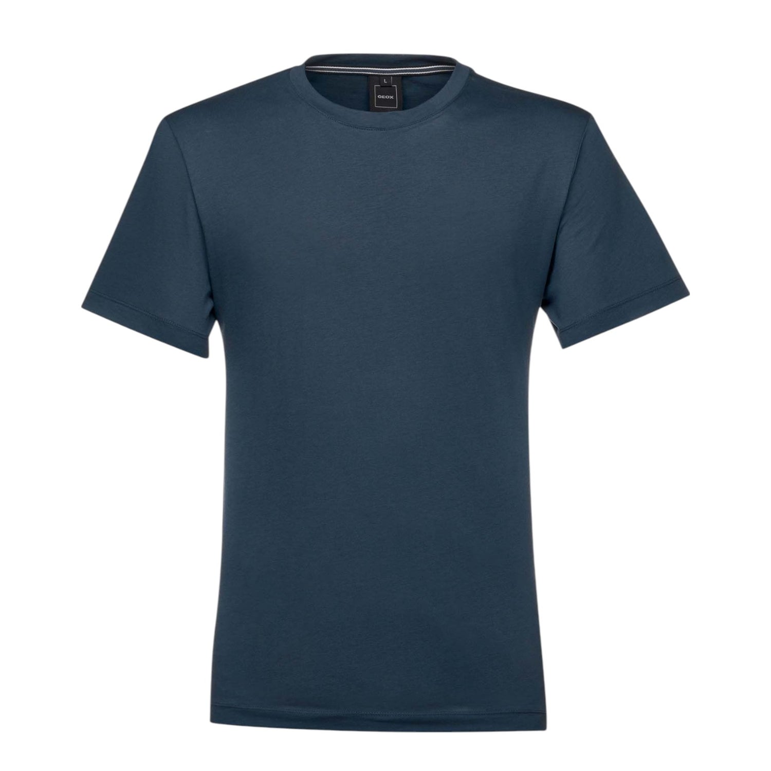 Geox T-Shirt Blu a Manica Corta da Uomo
