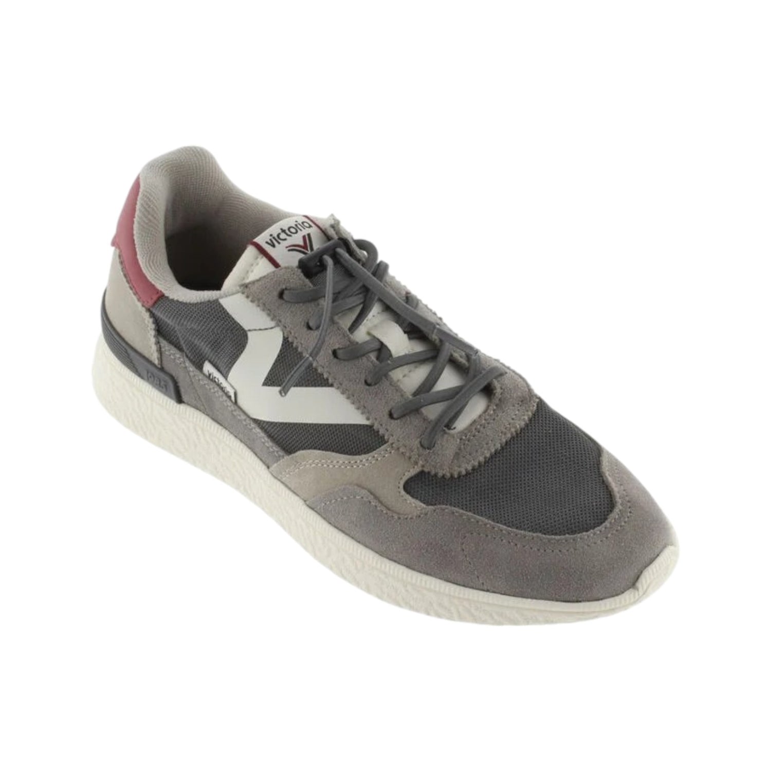 Victoria Sneakers Grigia in Camoscio e Rete da Uomo
