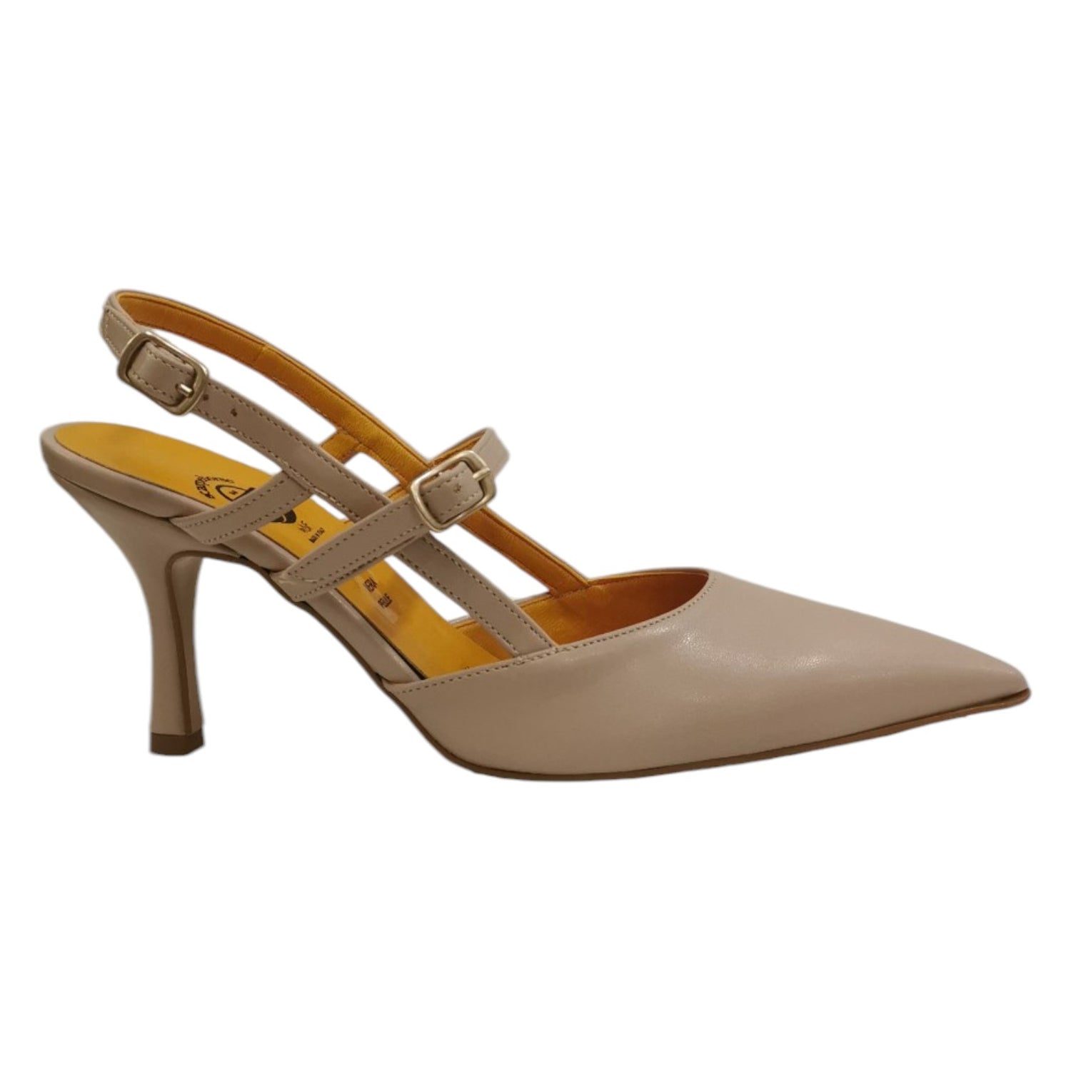 Scarpeborseonline Chanelle Nude  con Doppio Cinturino t.7 da Donna