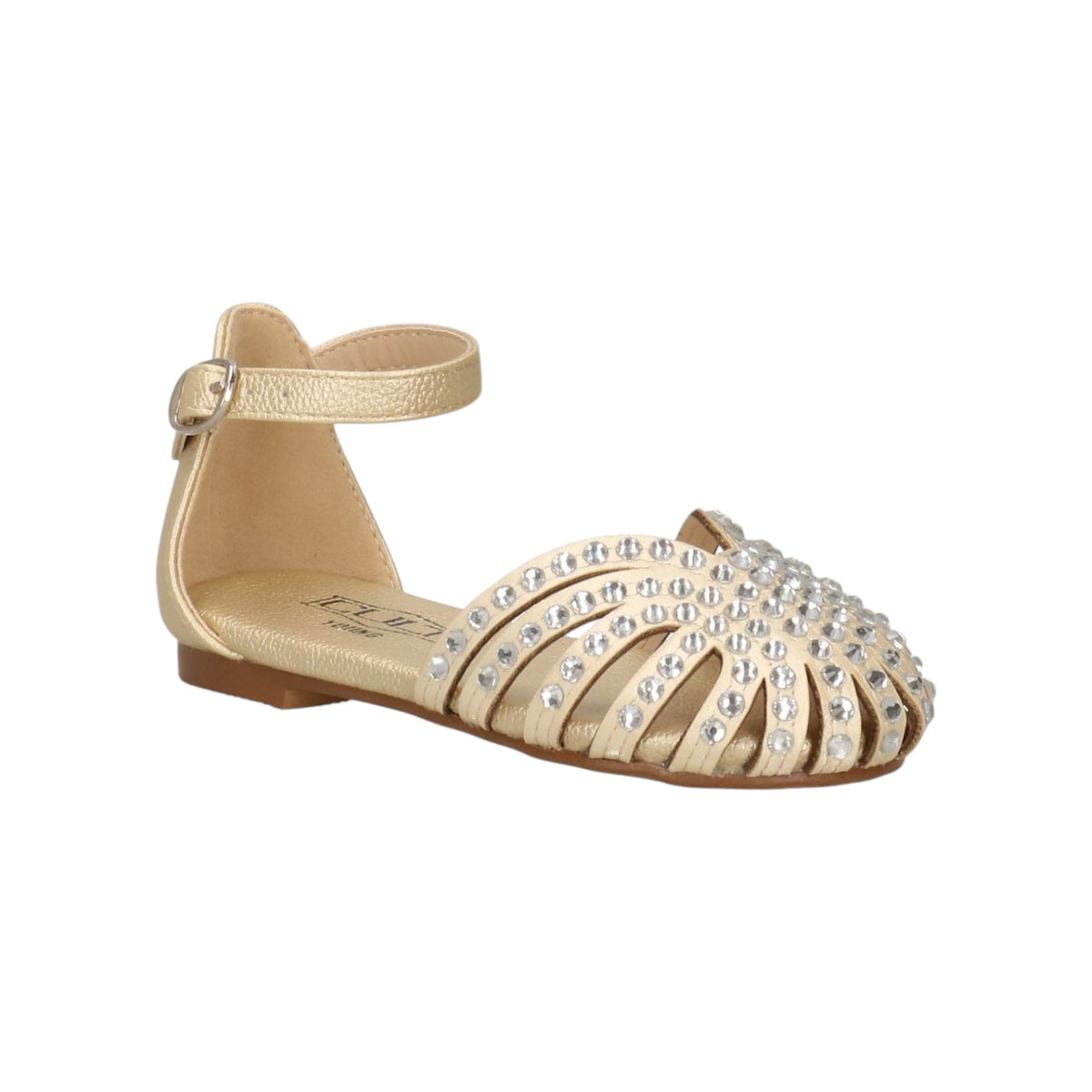 Cult Young Sandalo Oro a Ragnetto con Strass