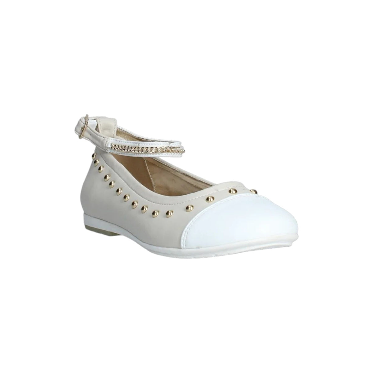 Cult Young Ballerina Bianco Beige con Braccialetto Catena