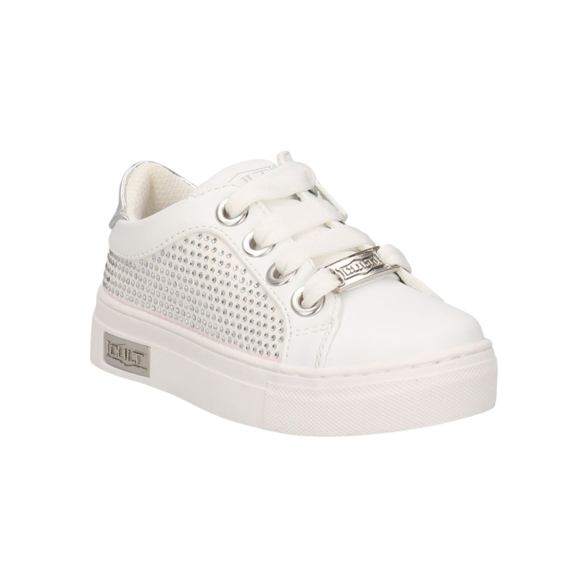 Cult Young Sneakers Bianca con Strass