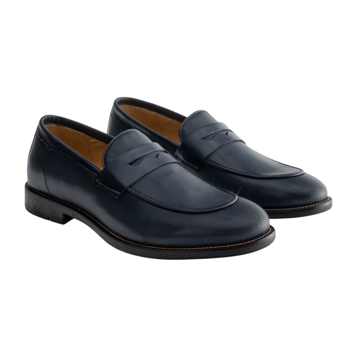 Ambitious Mocassino Blu in Pelle da Uomo