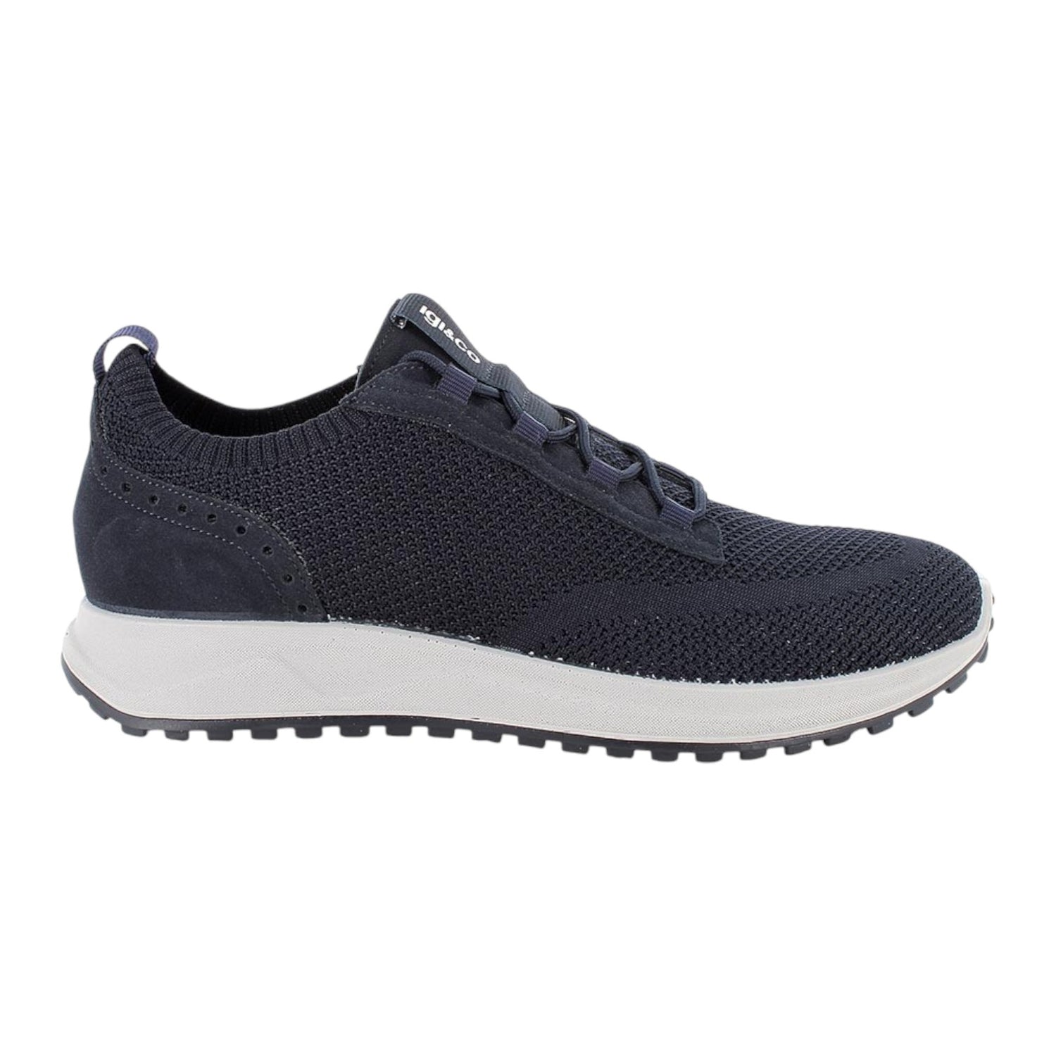 Igi&Co Sneakers Blu in Tessuto da Uomo