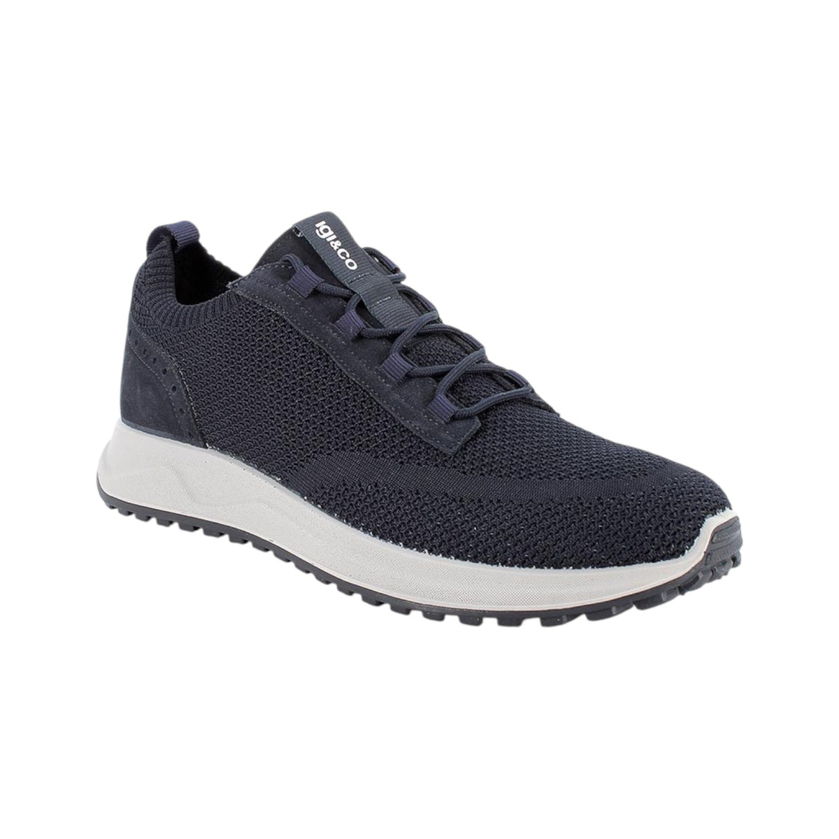 Igi&Co Sneakers Blu in Tessuto da Uomo