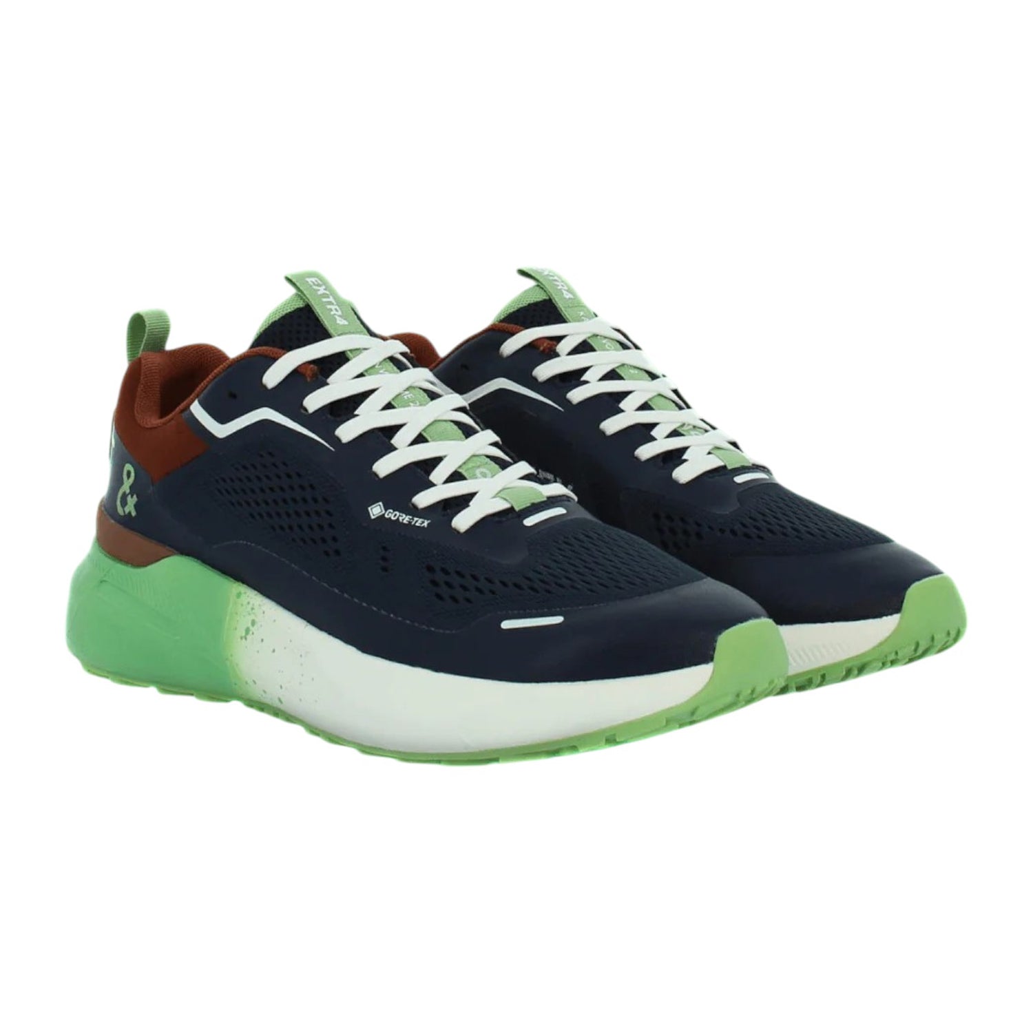 & Extra Sneakers Blu in Tessuto da Uomo