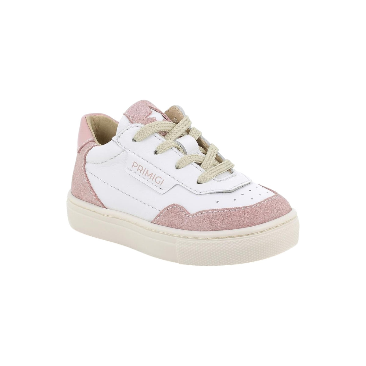 Primigi Sneakers Bianca con Inserti Rosa da Bambina