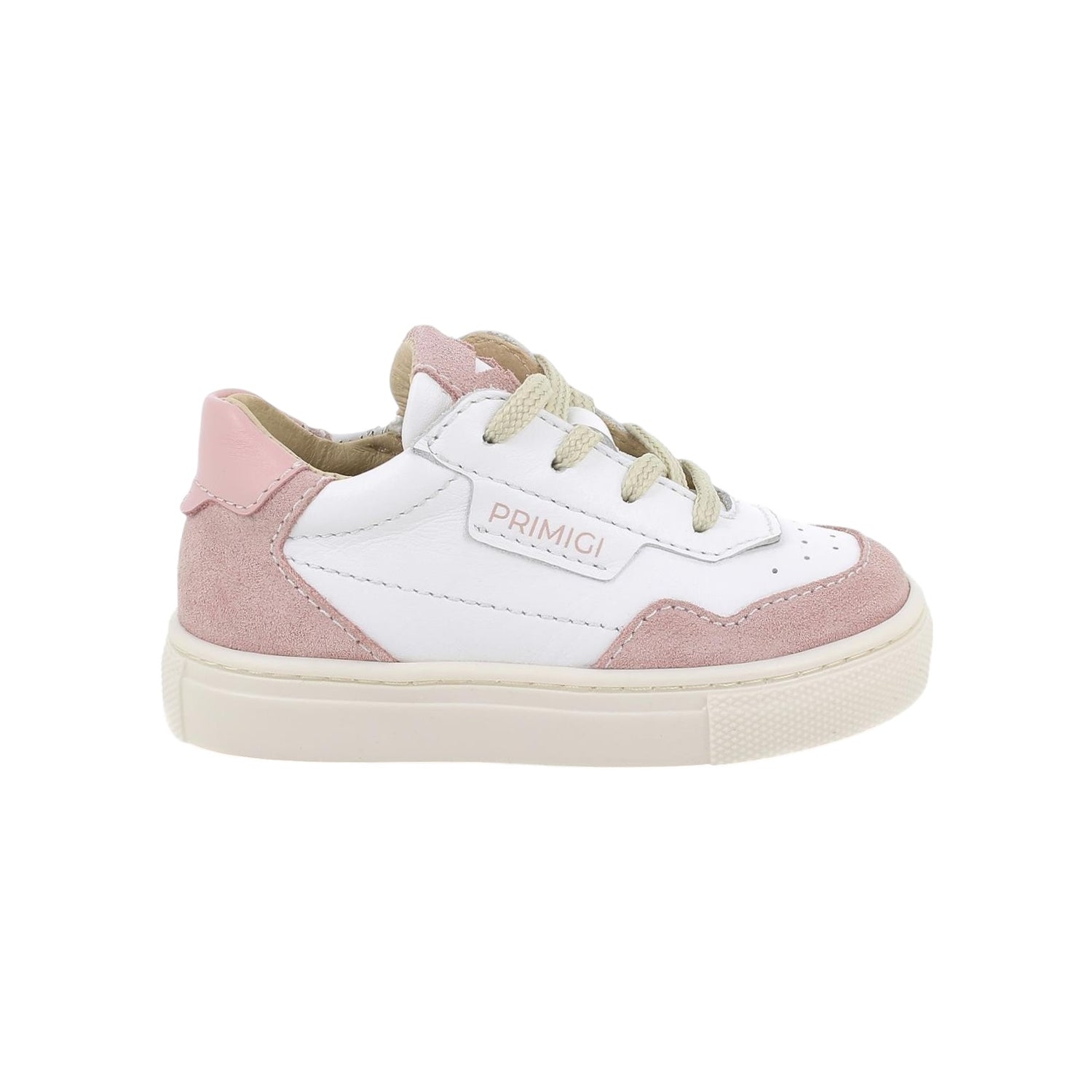 Primigi Sneakers Bianca con Inserti Rosa da Bambina