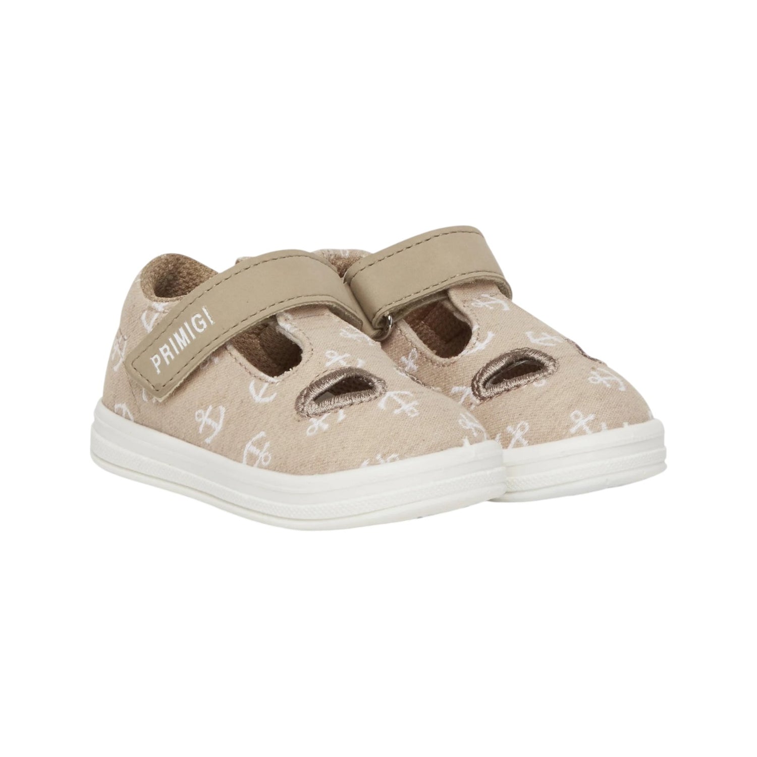 Primigi Sandalo Beige a Occhio di Bue con Ancore da Bambino