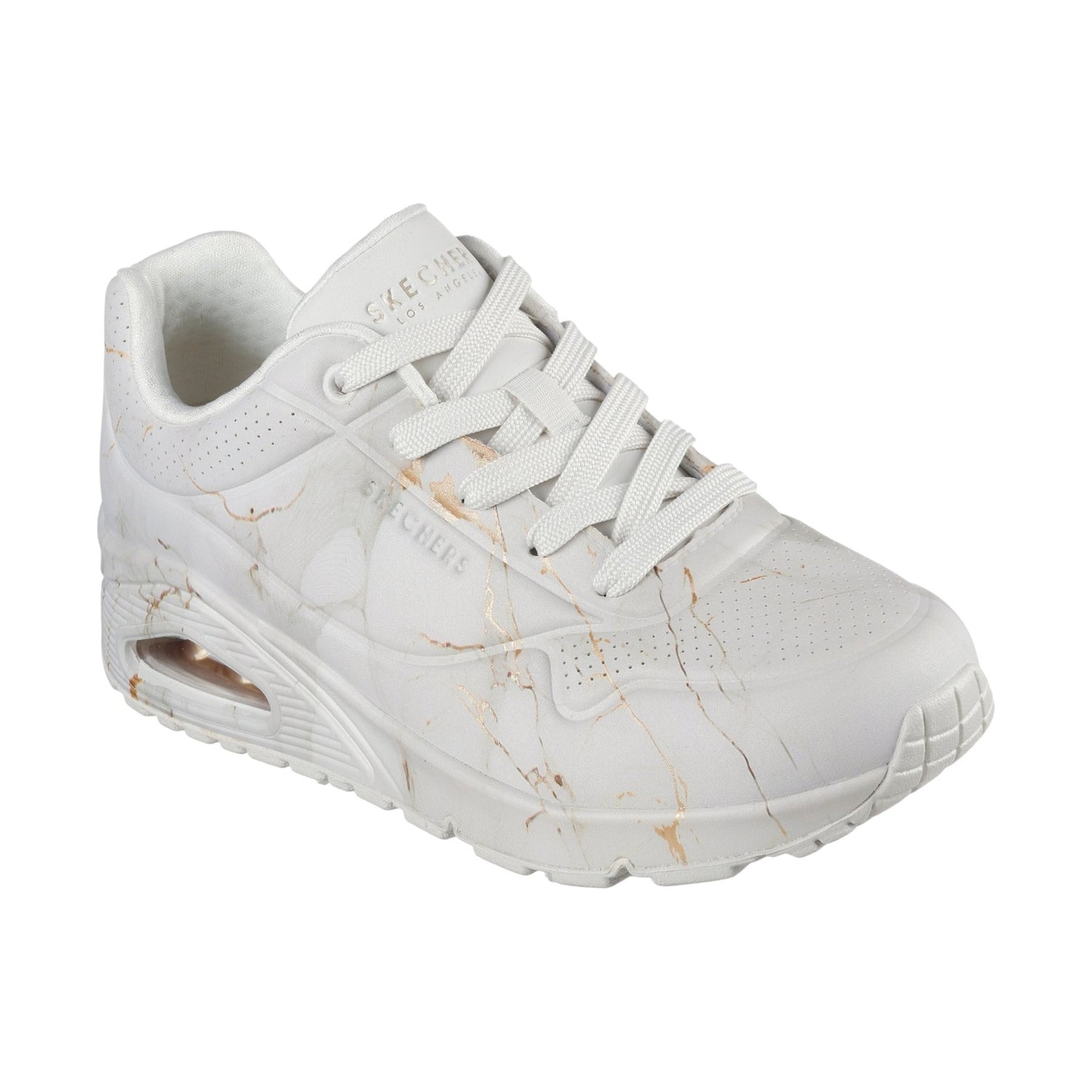 Skechers Sneakers Bianca Uno - Marble Marvel da Donna