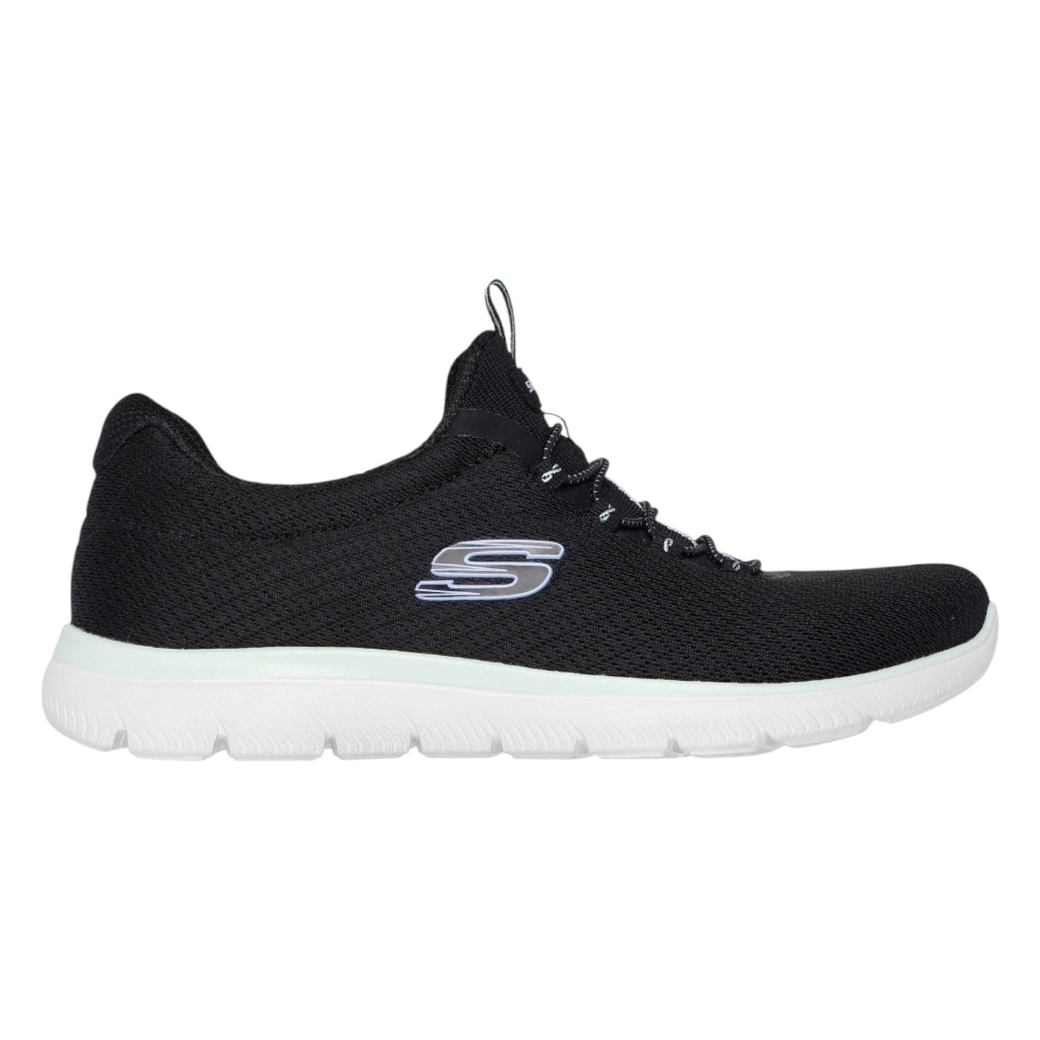 Skechers Slip On Nero Multi Summits - Summer Blush da Donna