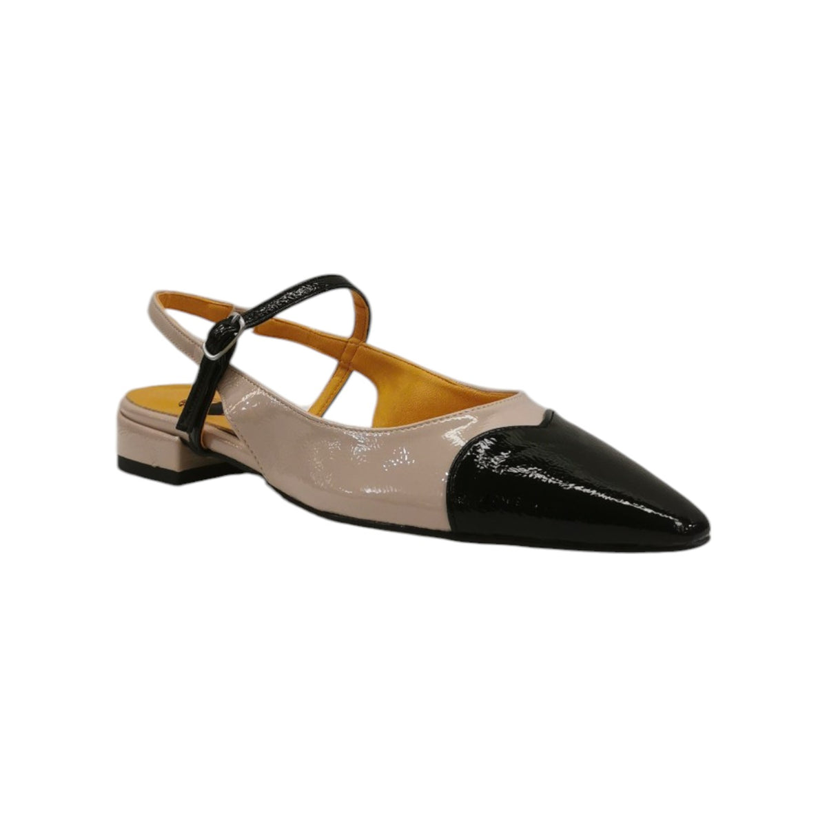 Scarpeborseonline Chanelle Nudo Nero in Vernice t.2 da Donna