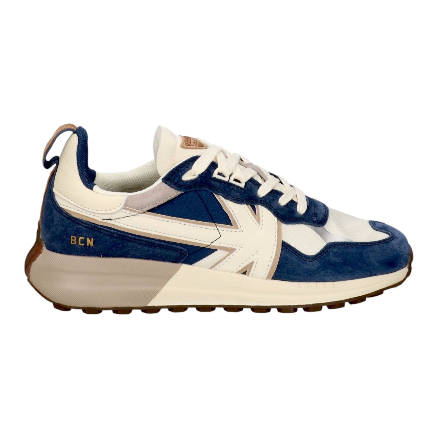 Kaotiko Sneakers Vancouver Blu in Camoscio e Tessuto da Uomo