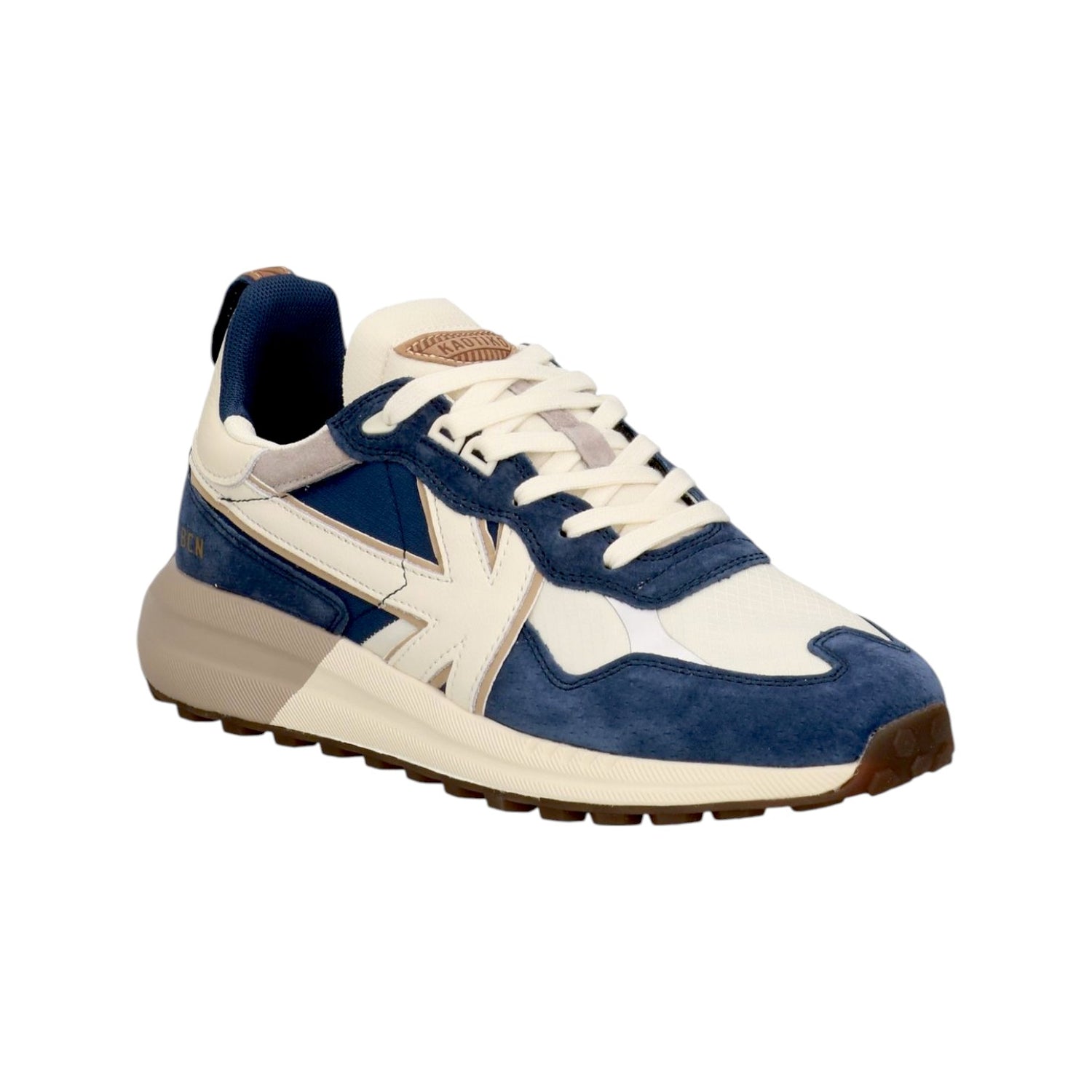 Kaotiko Sneakers Vancouver Blu in Camoscio e Tessuto da Uomo