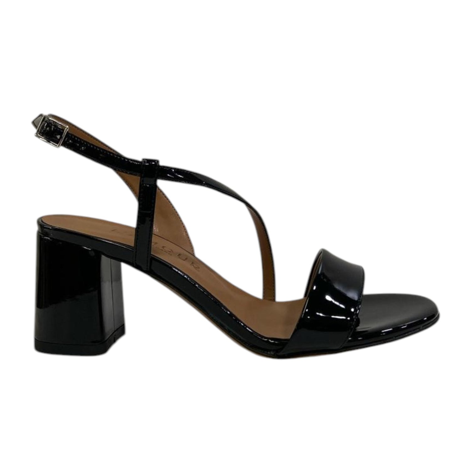 L'amour by Albano Sandalo Nero in Vernice t.7 da Donna