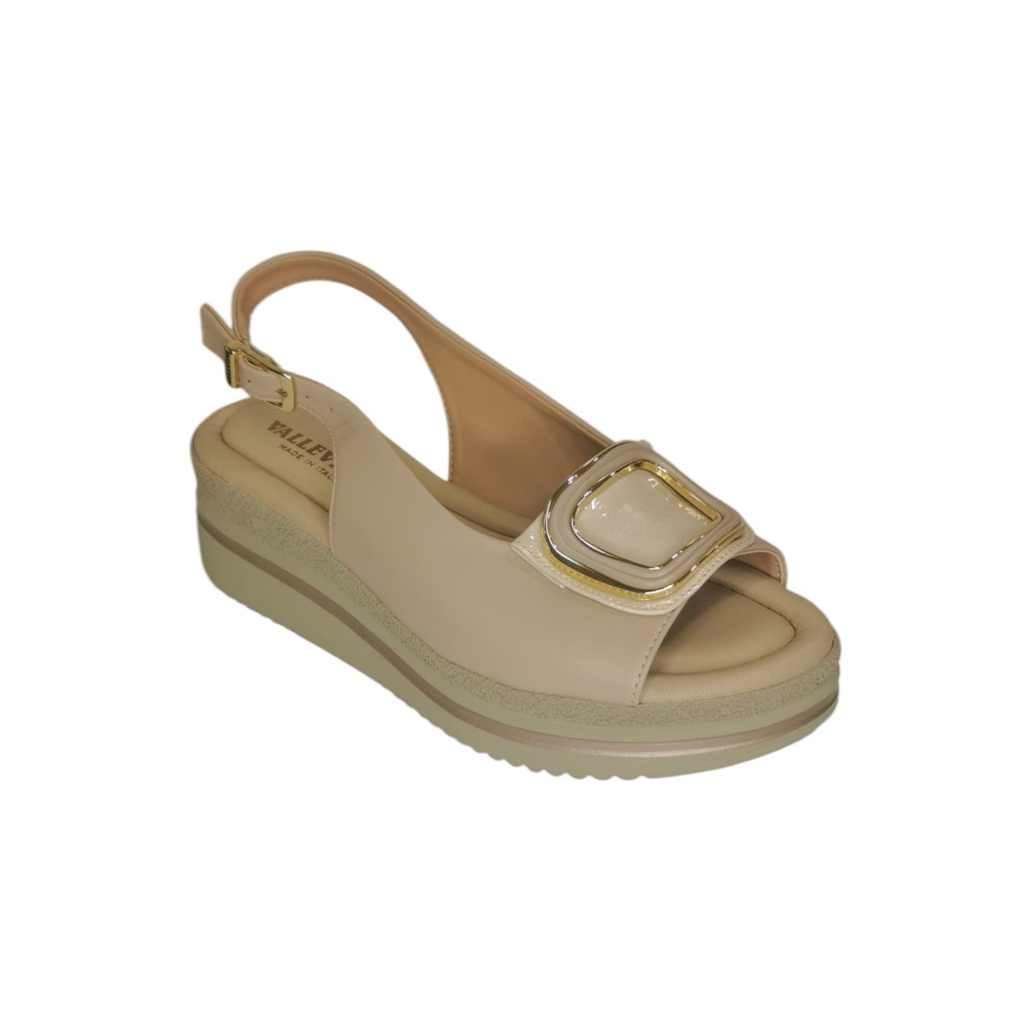 Valleverde Sandalo Sabbia con Accessorio da Donna