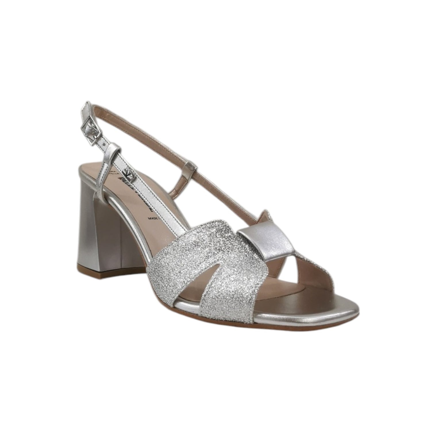 Valleverde Sandalo Argento Laminato t.8 da Donna