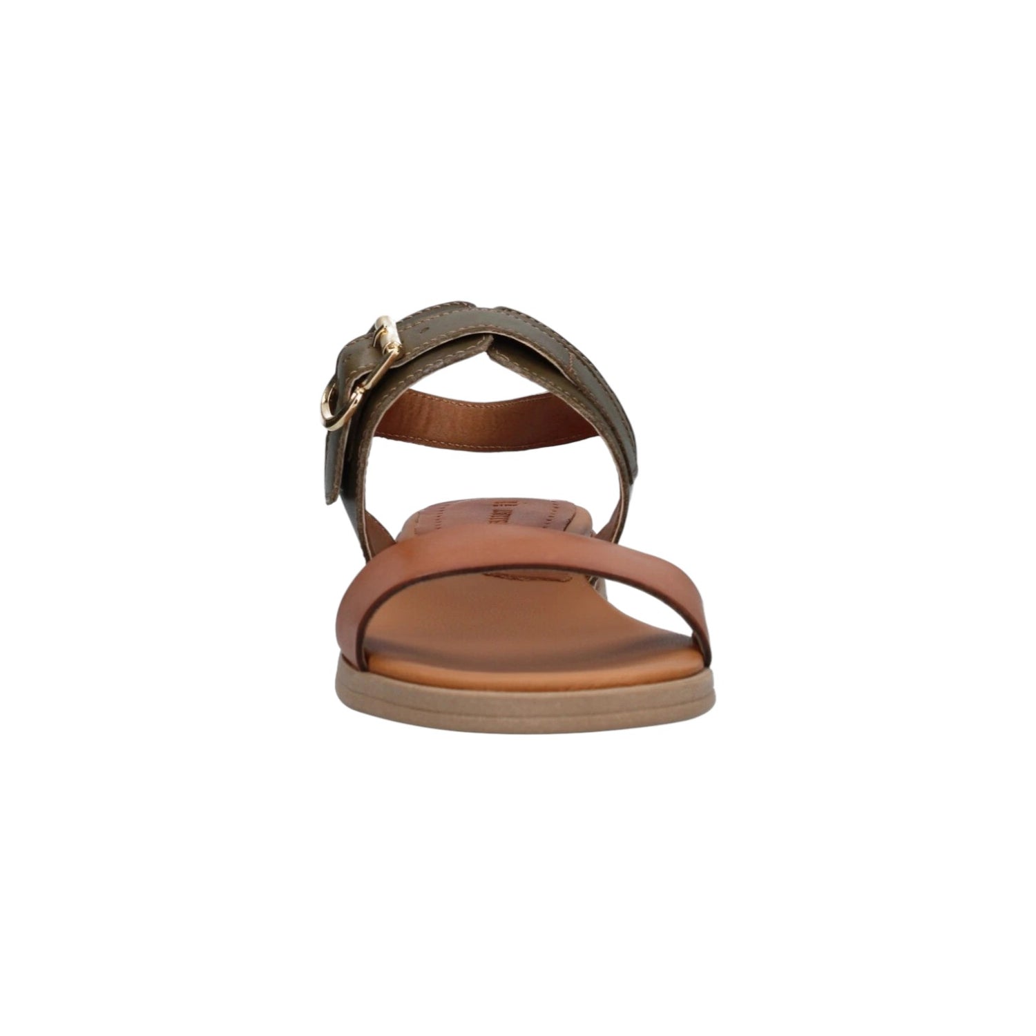 Valleverde Sandalo Verde Cuoio in Pelle da Donna