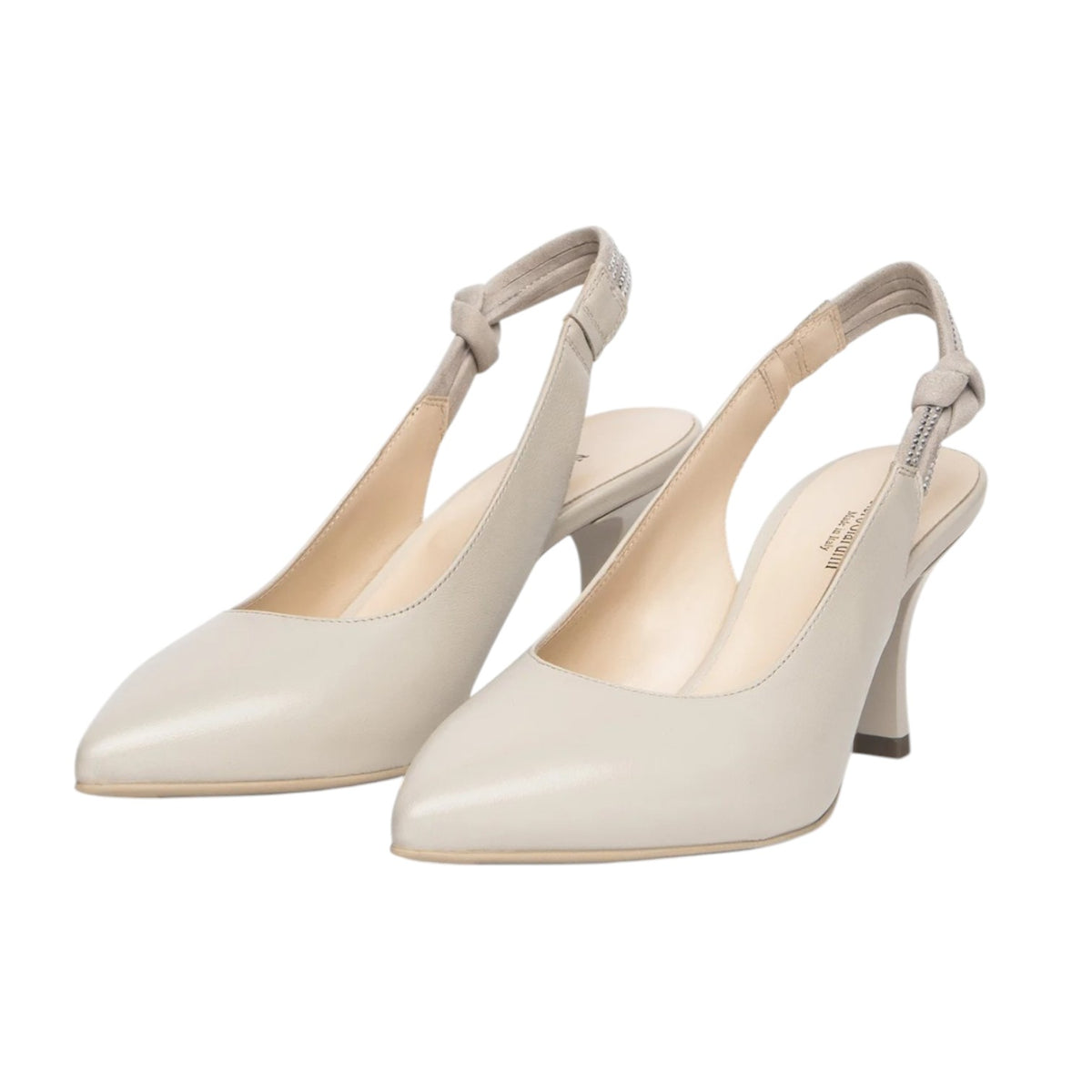 Nero Giardini Chanelle Beige con Cinturino Elasticizzato t.8 da Donna