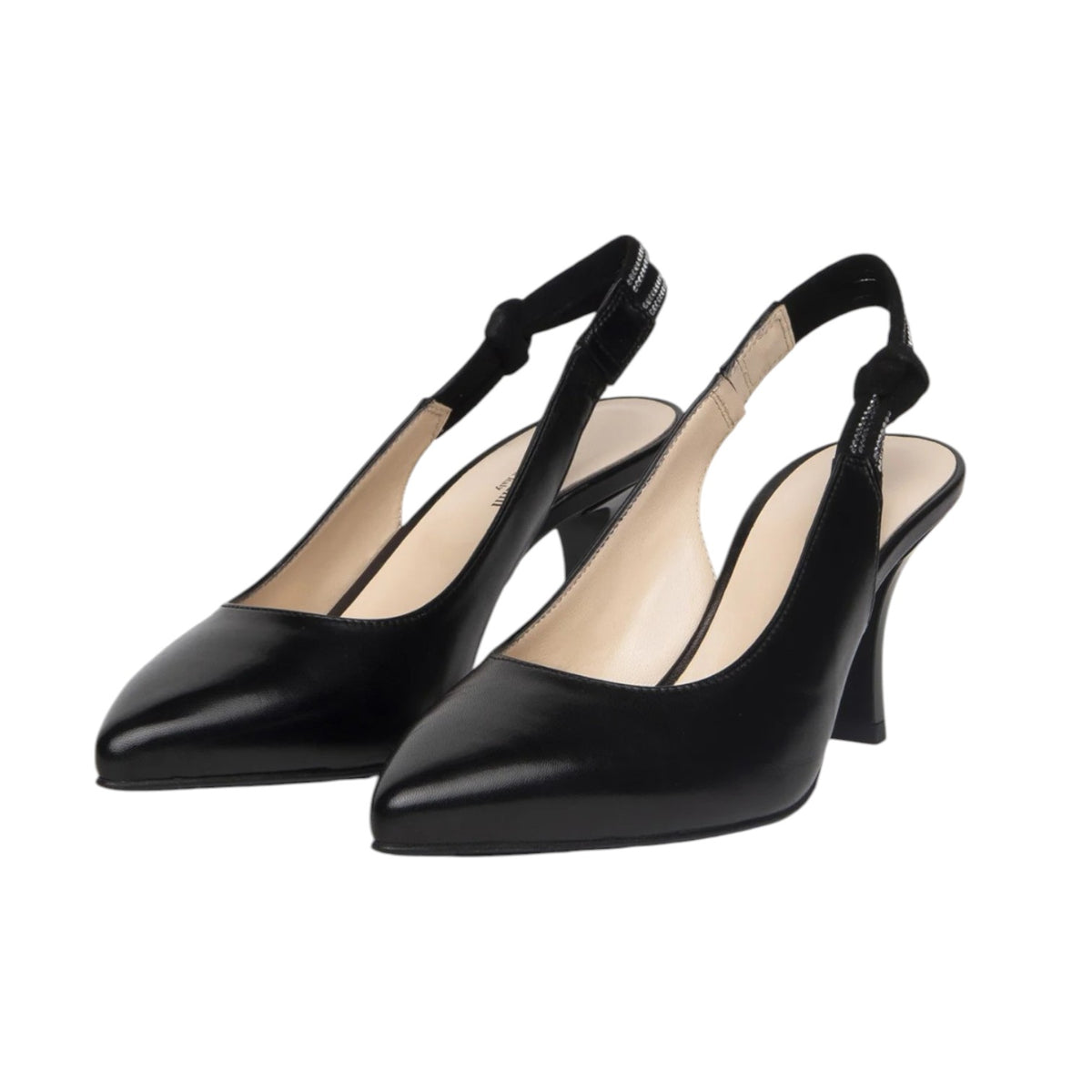 Nero Giardini Chanelle Nera con Cinturino Elasticizzato t.8 da Donna