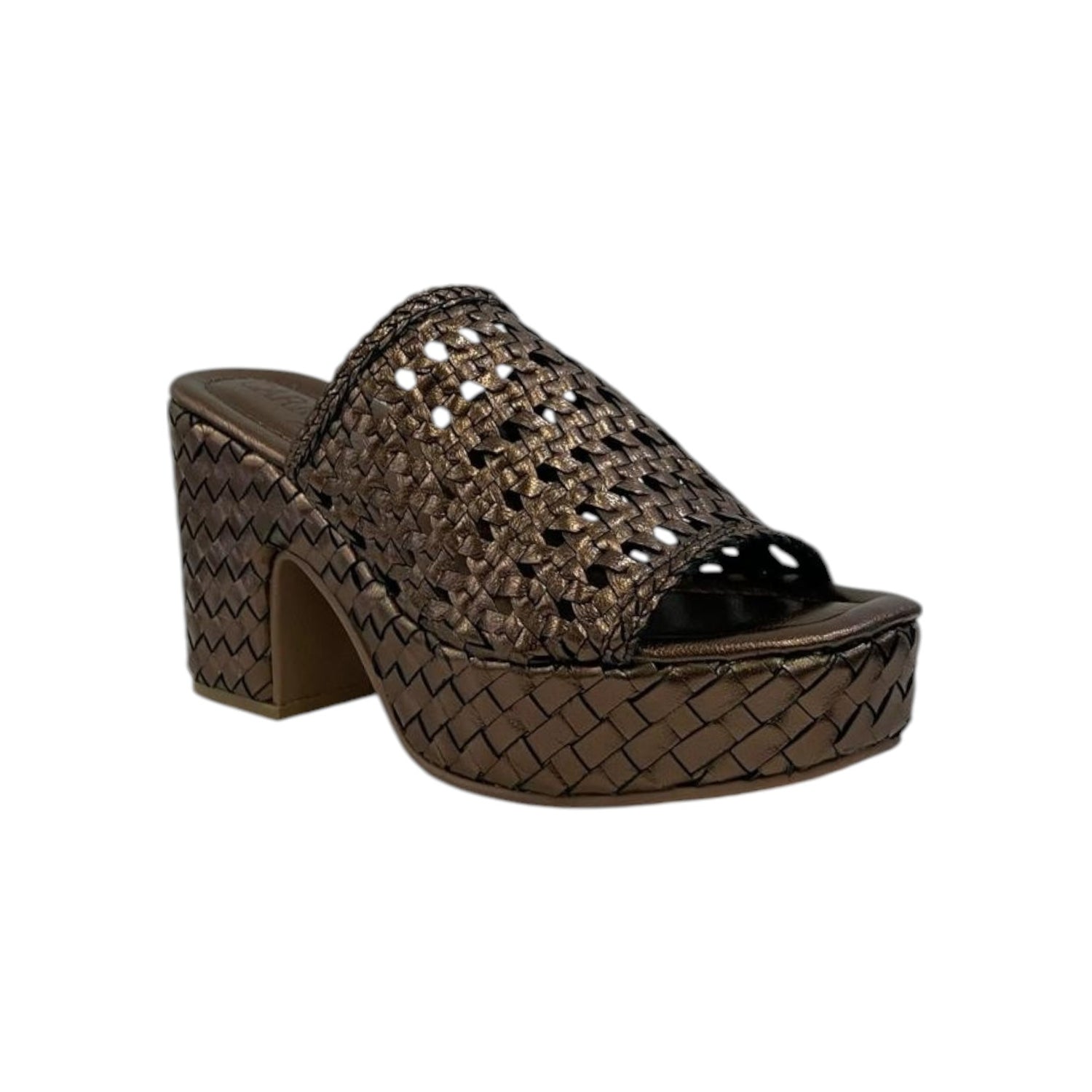 Carmela Scalzato Bronzo in Pelle Intrecciata t.9 da Donna