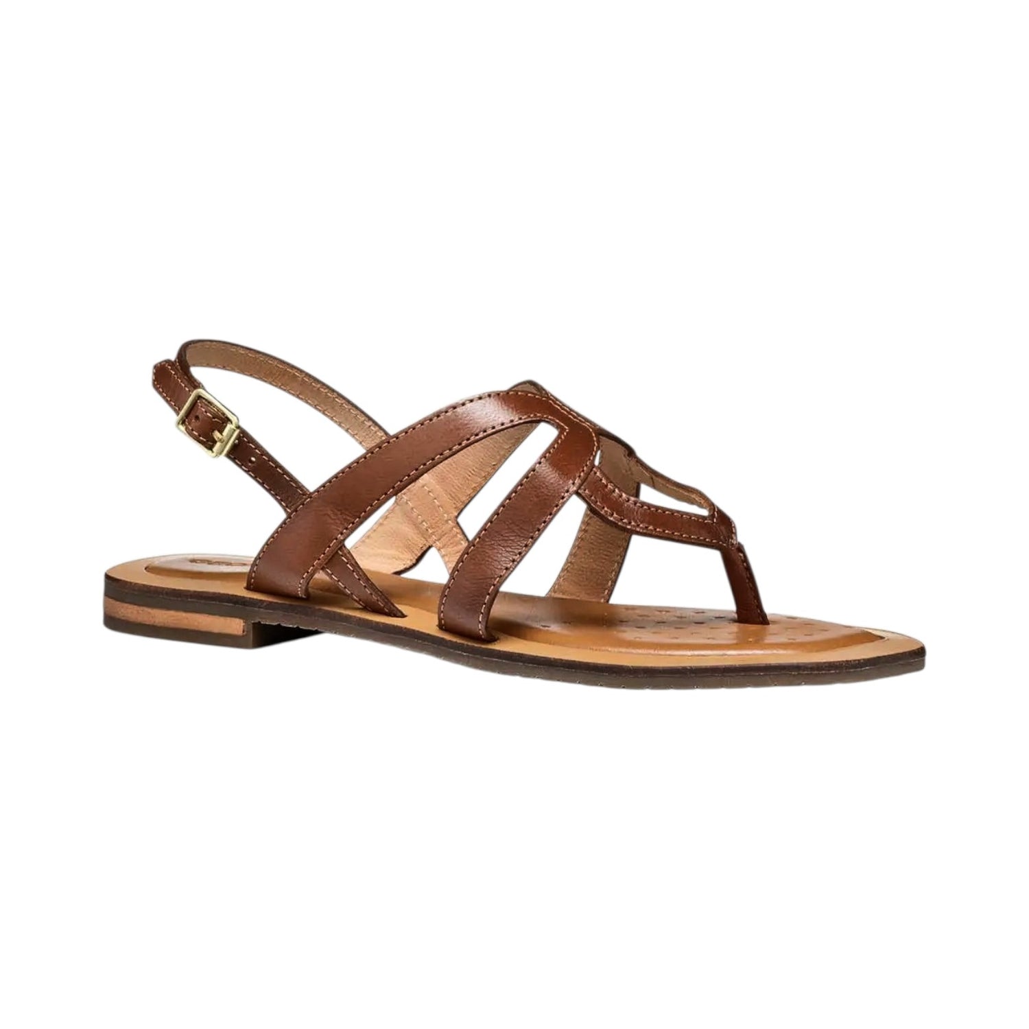 Geox Infradito Basso Cammello da Donna