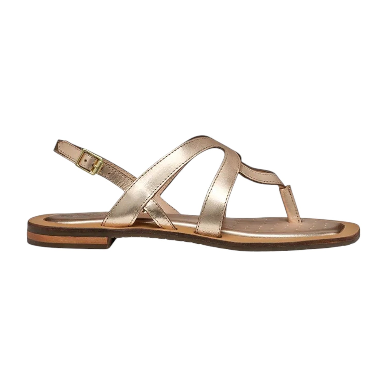 Geox Infradito Basso Oro Laminato da Donna