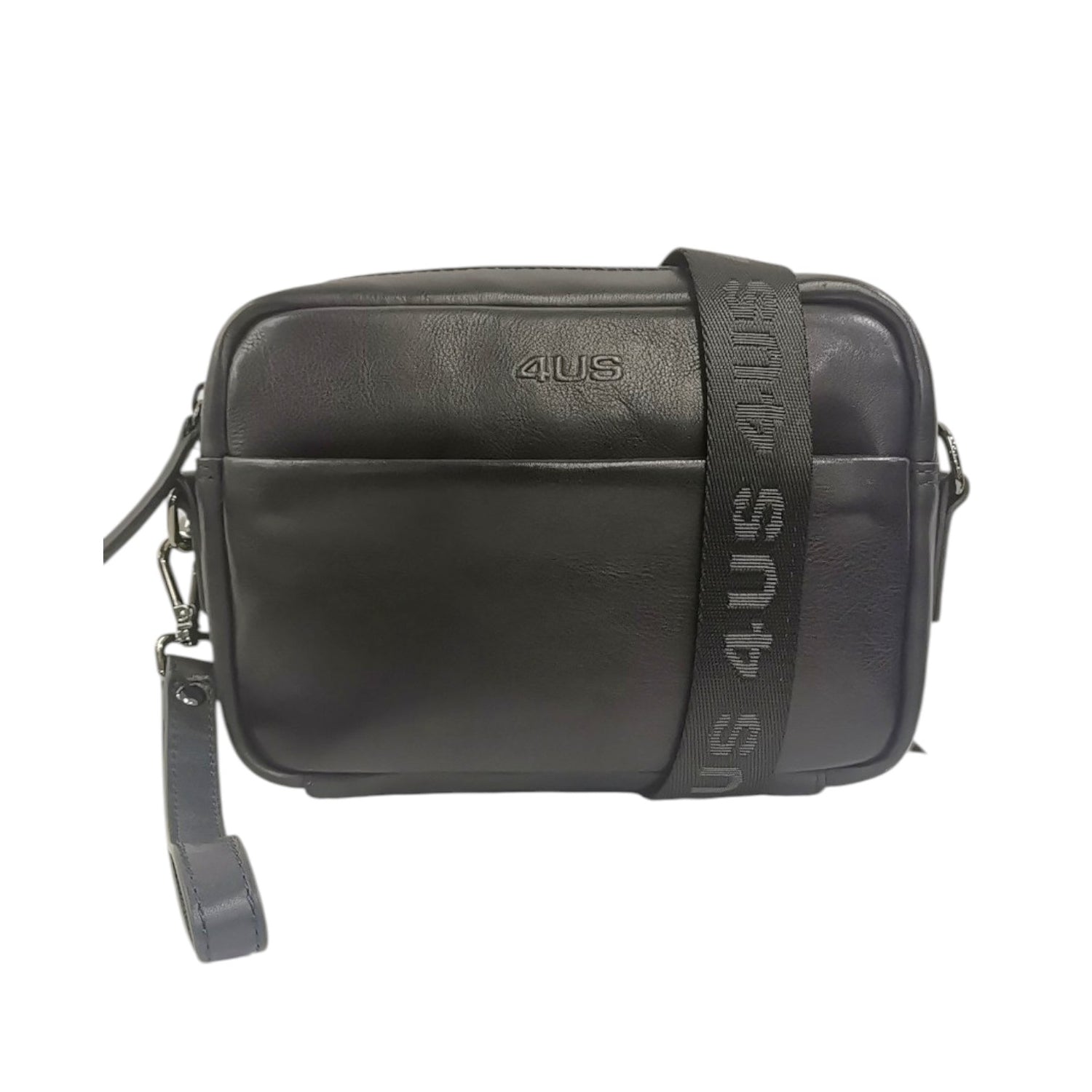 4US Pochette Blu con Polsino da Uomo