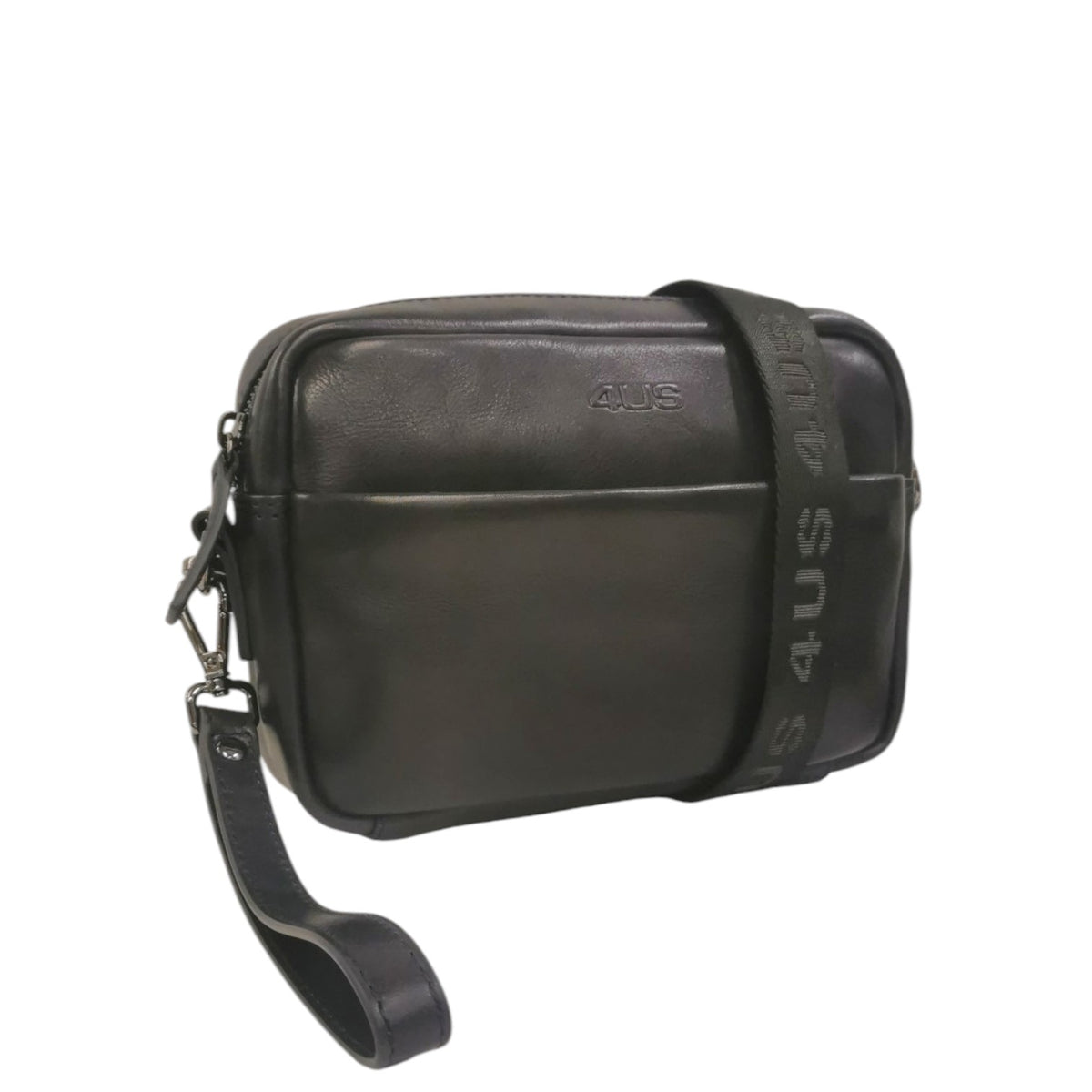 4US Pochette Blu con Polsino da Uomo