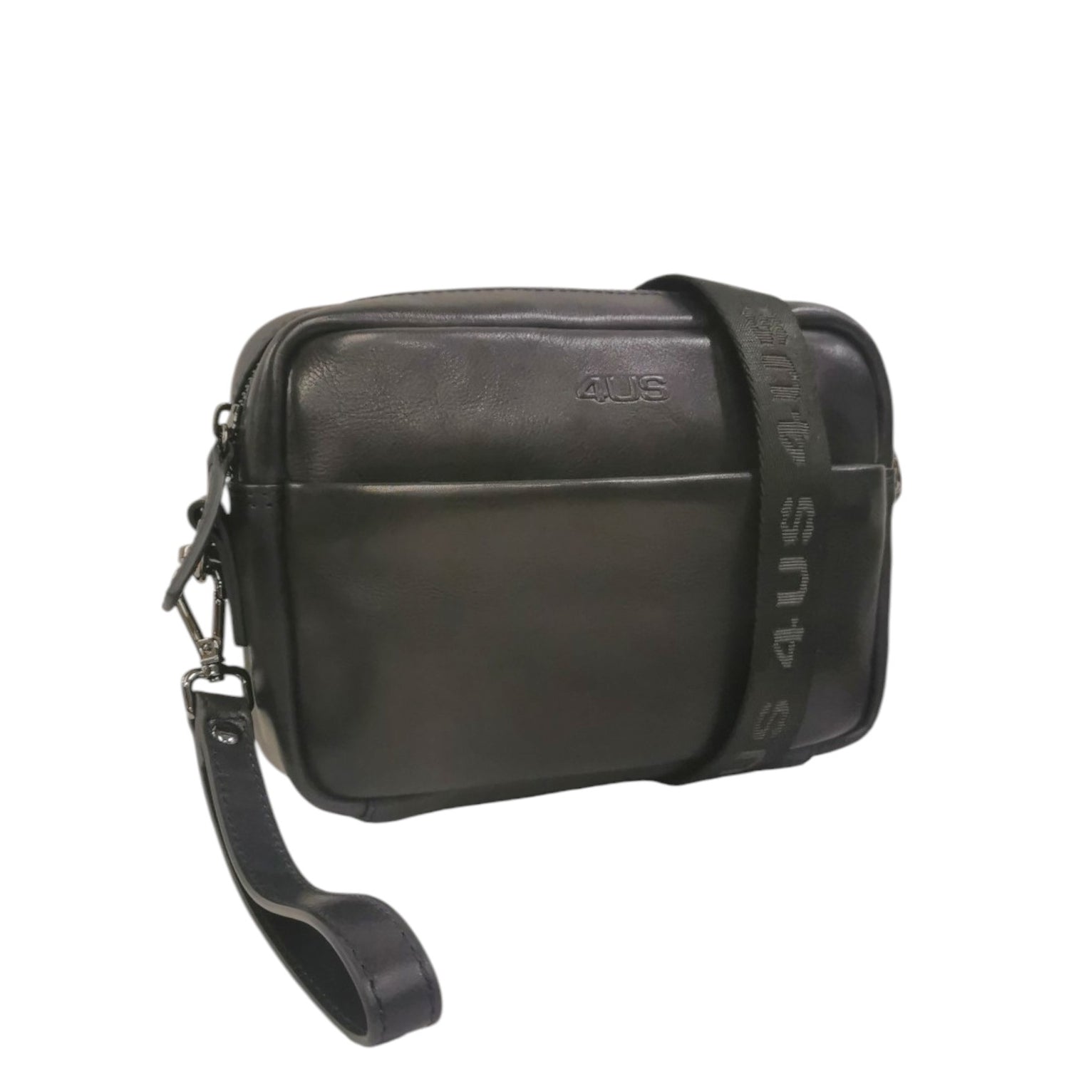 4US Pochette Blu con Polsino da Uomo